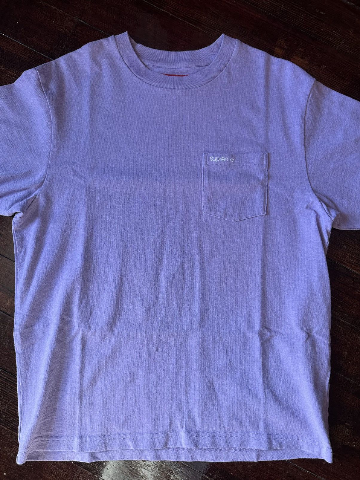 Supreme SUPREME S/S POCKET TEE FW24 PURPLE SMALL Size US S / EU 44-46 / 1 - 2 Thumbnail