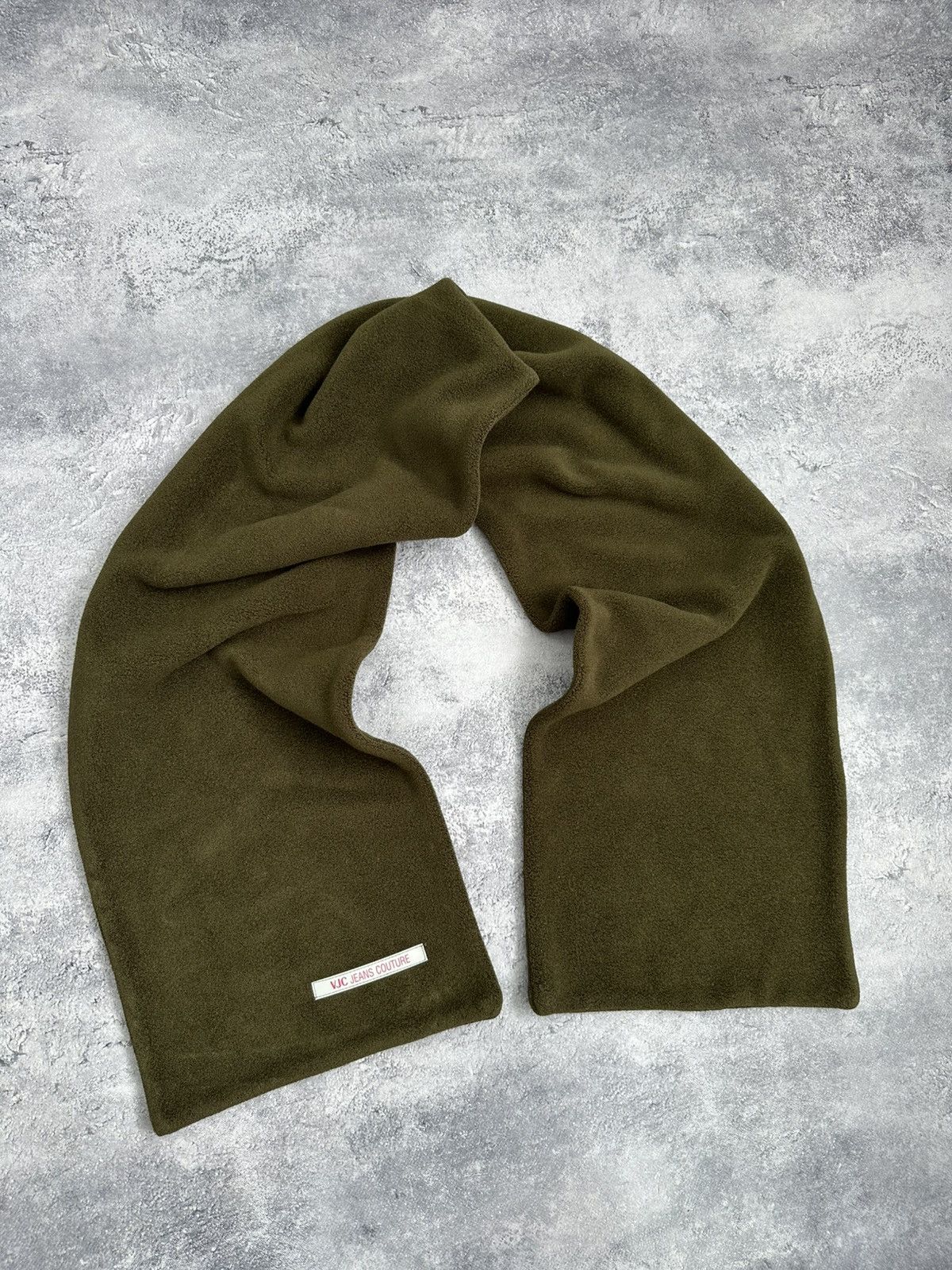 Versace Jeans Couture Vintage Versace Jeans Couture Teddy Green Scarf Muffler VJC Size ONE SIZE - 1 Thumbnail