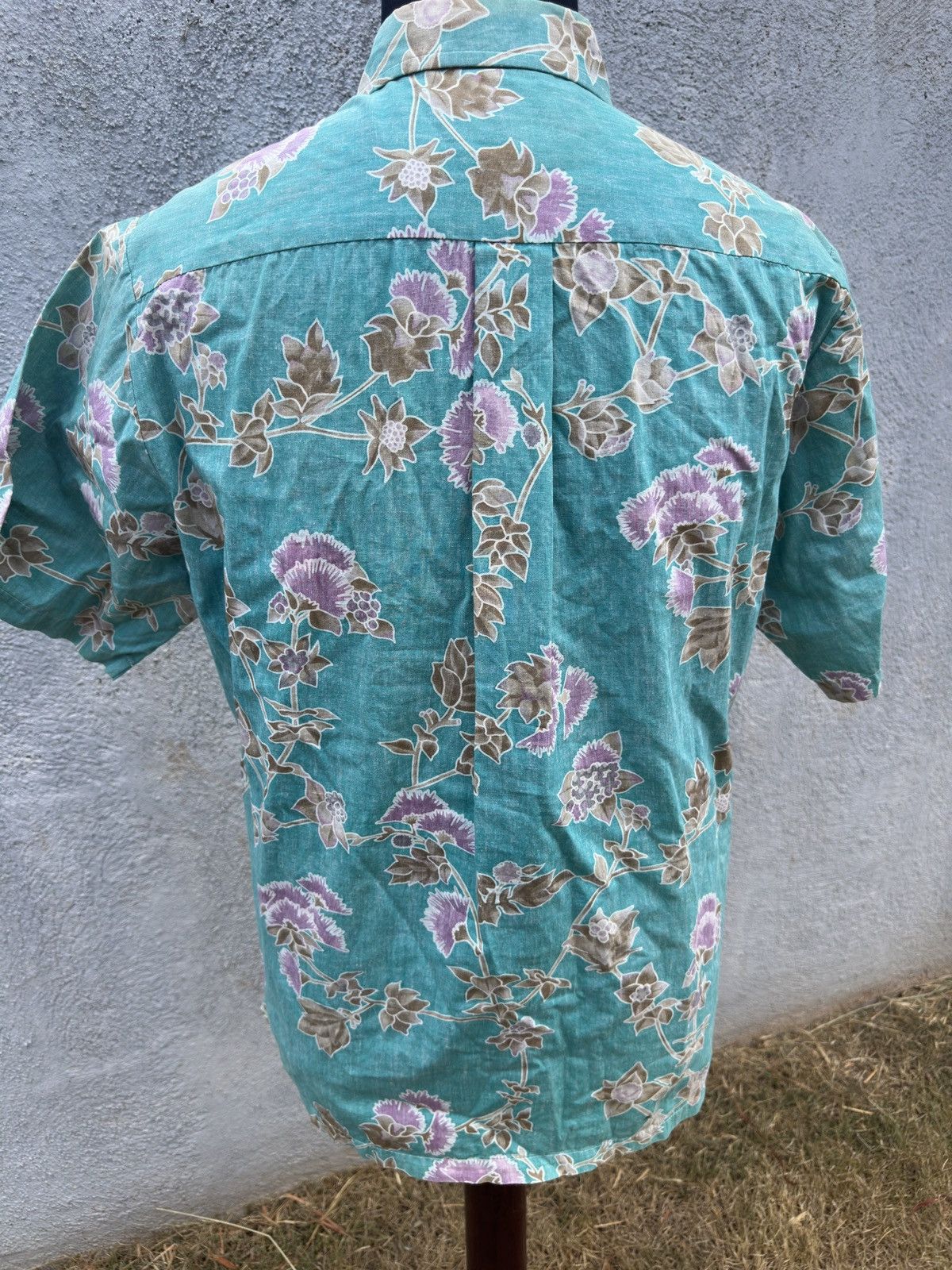 Other PreOwned Kahala Hawaiian Print Green 3/4 Button Men's Large Size US L / EU 52-54 / 3 - 2 Thumbnail