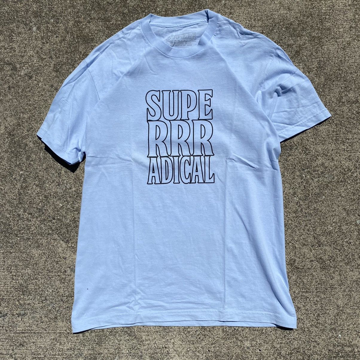 Superrradical Superrradical Light Blue Logo Tee Size US L / EU 52-54 / 3 - 1 Thumbnail