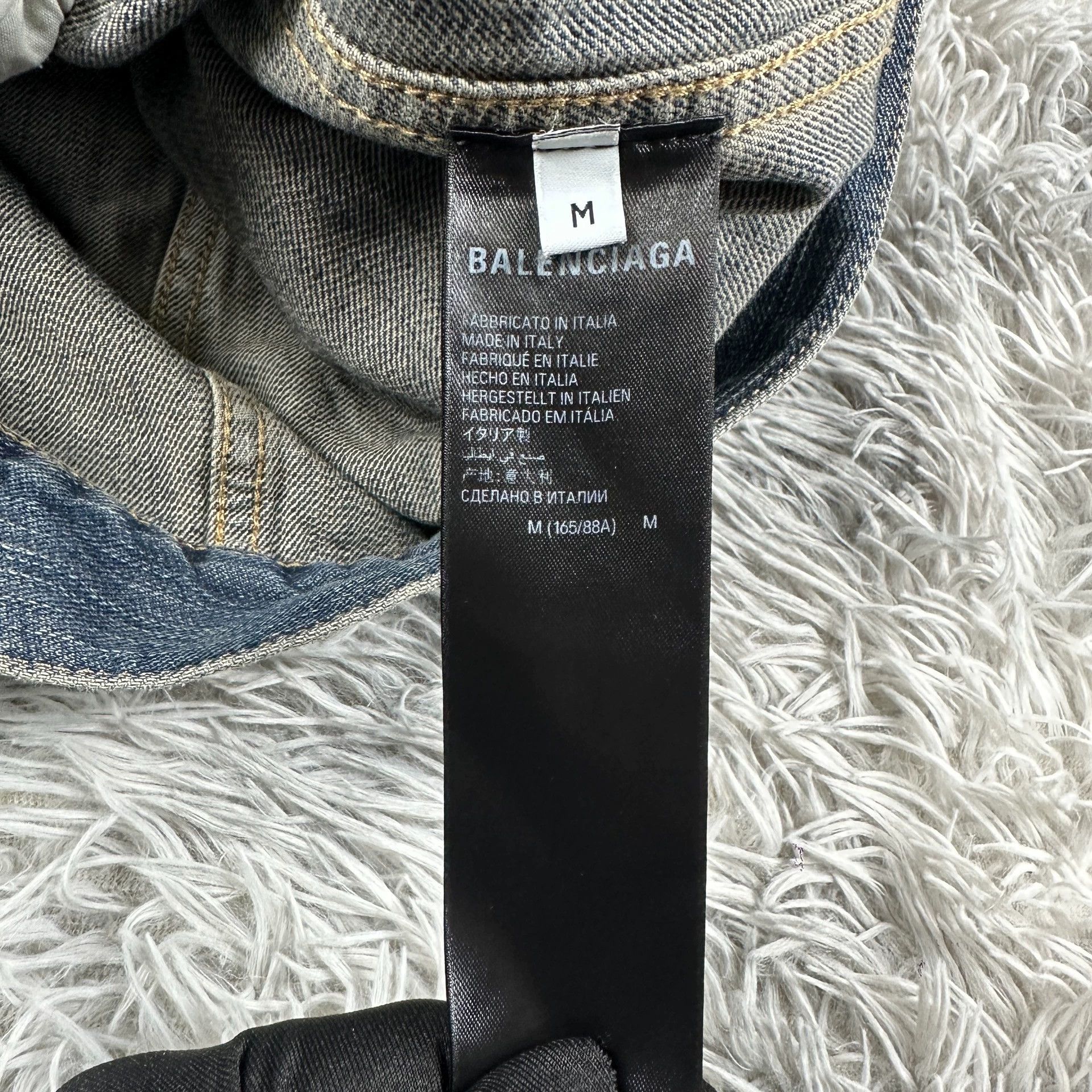 Balenciaga balenciaga double b logo denim jacket Size US M / EU 48-50 / 2 - 6 Thumbnail