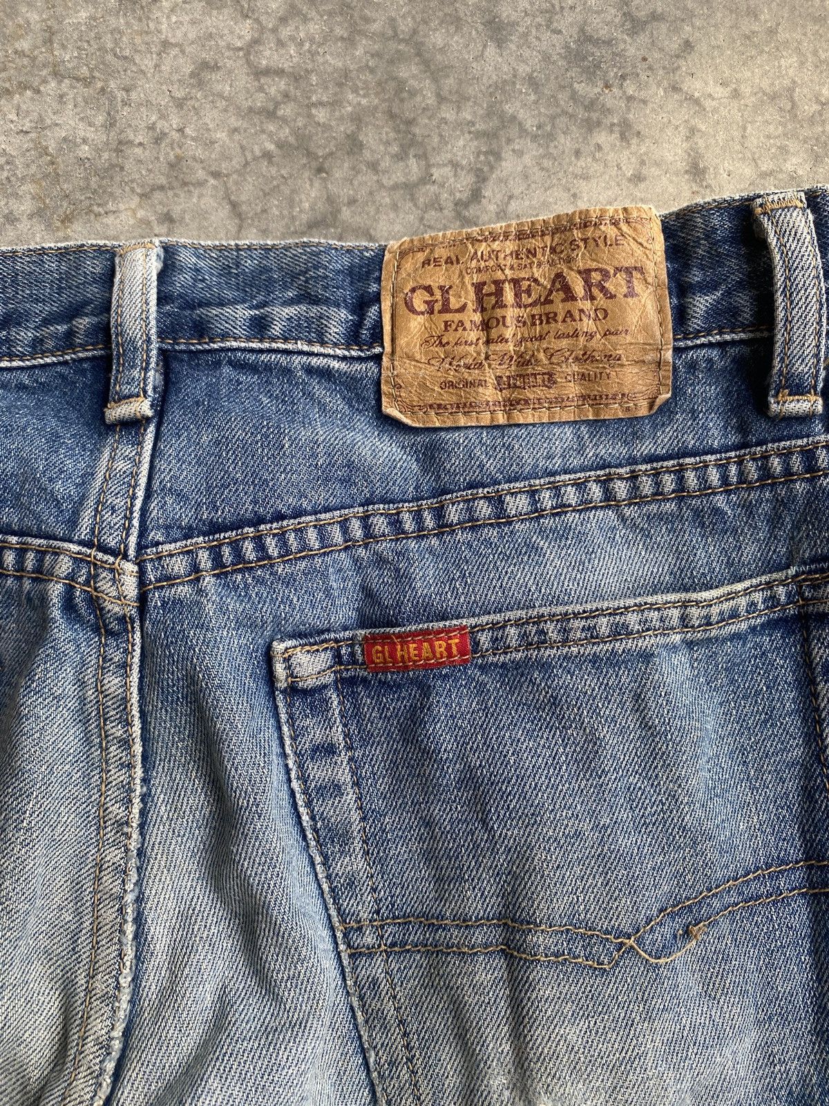 Hysteric Glamour × If Six Was Nine × Vintage Vintage GL HEARTS denim pants (sku 4) Size US 32 / EU 48 - 4 Thumbnail