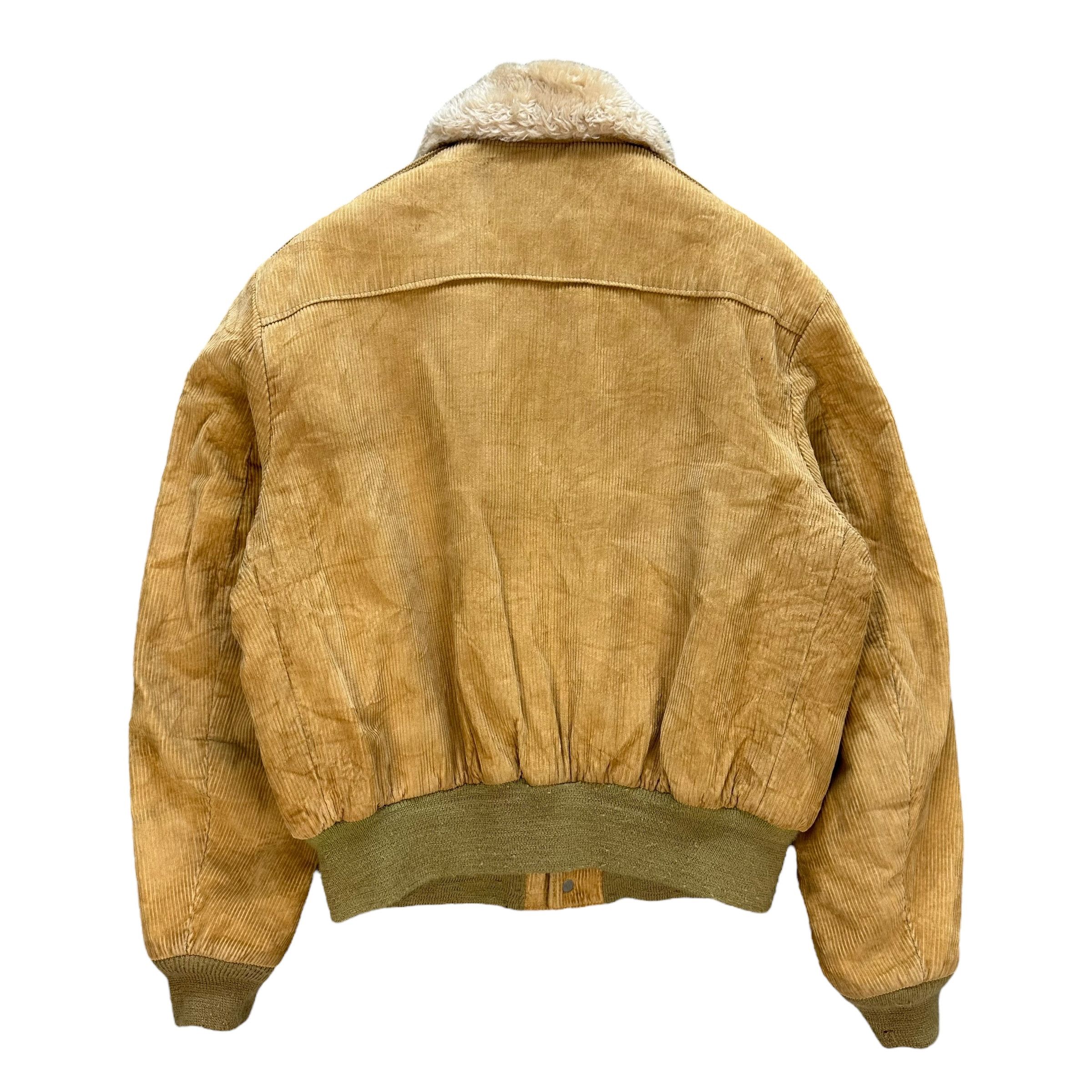 Schott 80's Schott NYC A2 Type Shearling Corduroy Jacket #A14-0357 Size US M / EU 48-50 / 2 - 13 Thumbnail