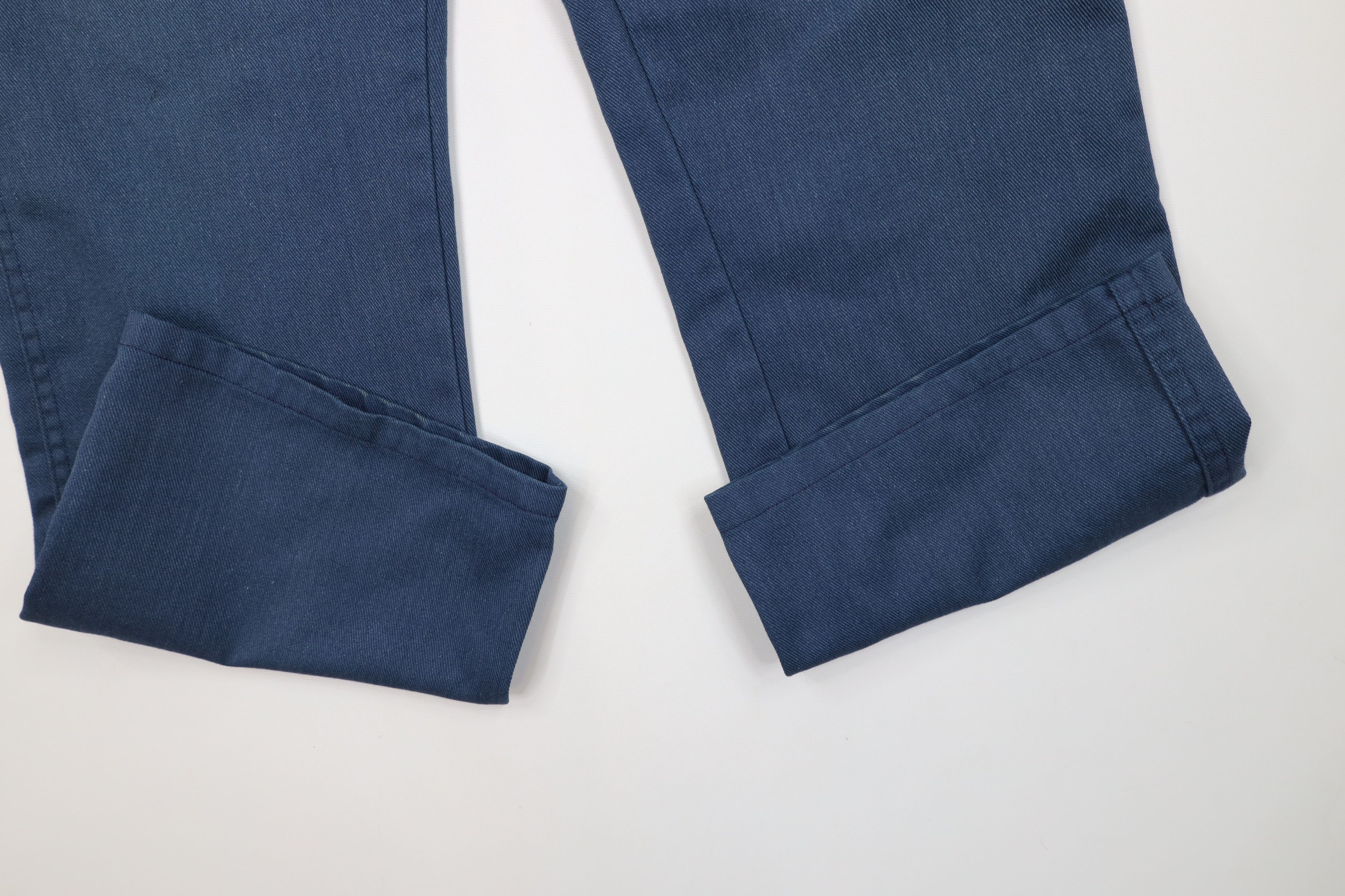 Dickies Vintage 70s Dickies Workwear Flared Wide Leg Pants Blue USA Size US 36 / EU 52 - 5 Thumbnail