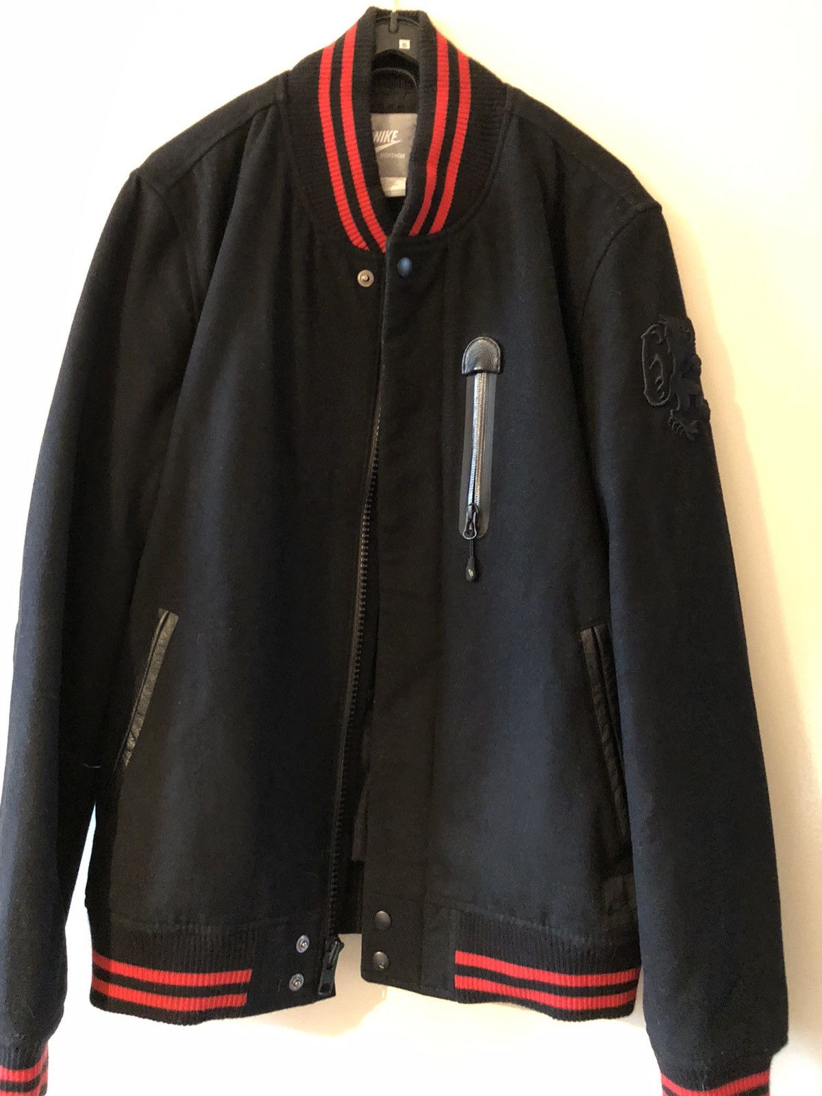 Nike Nike LBJ Destroyer Vivat Rex Varsity Bomber Jacket Size US M / EU 48-50 / 2 - 1 Thumbnail