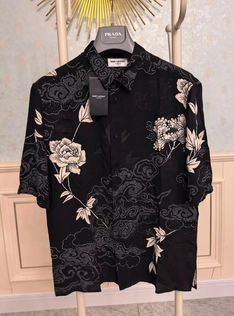 Saint Laurent Paris Saint Laurent Paris Saint Laurent Men's Summer Short Sleev Size US M / EU 48-50 / 2 - 1 Thumbnail