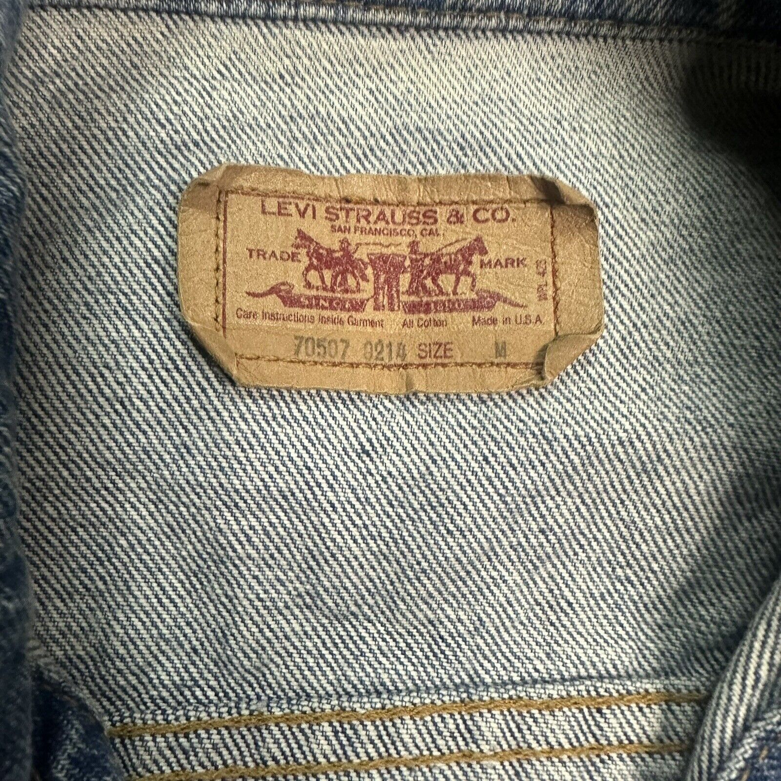 Levi's × Vintage Vintage 1987 Levi’s Rags to Riches Cast & Crew Denim Jacket Size US M / EU 48-50 / 2 - 5 Thumbnail