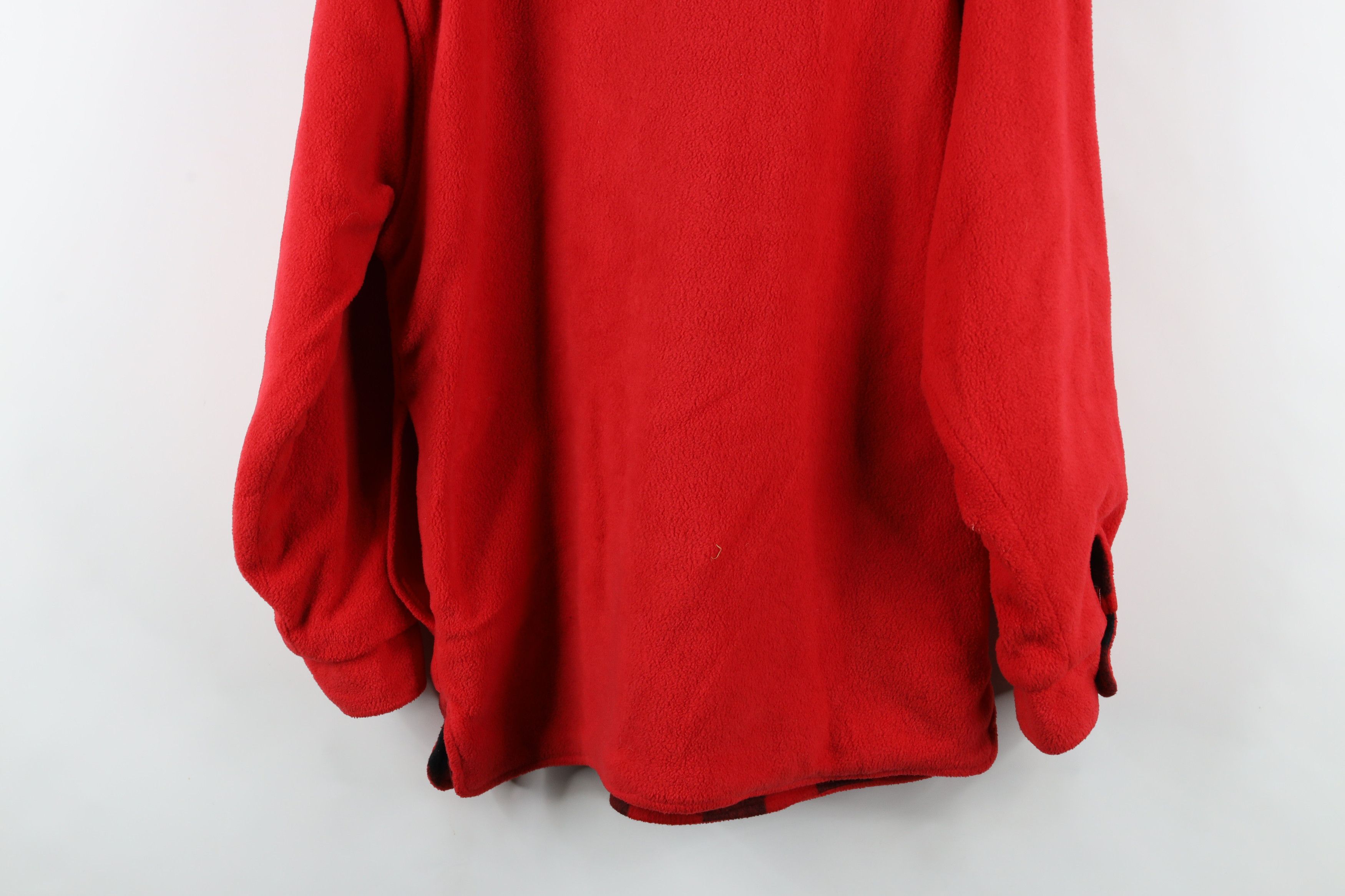 Marlboro × Vintage Vintage 90s Marlboro Reversible Half Zip Fleece Sweater Red Size US S / EU 44-46 / 1 - 10 Thumbnail