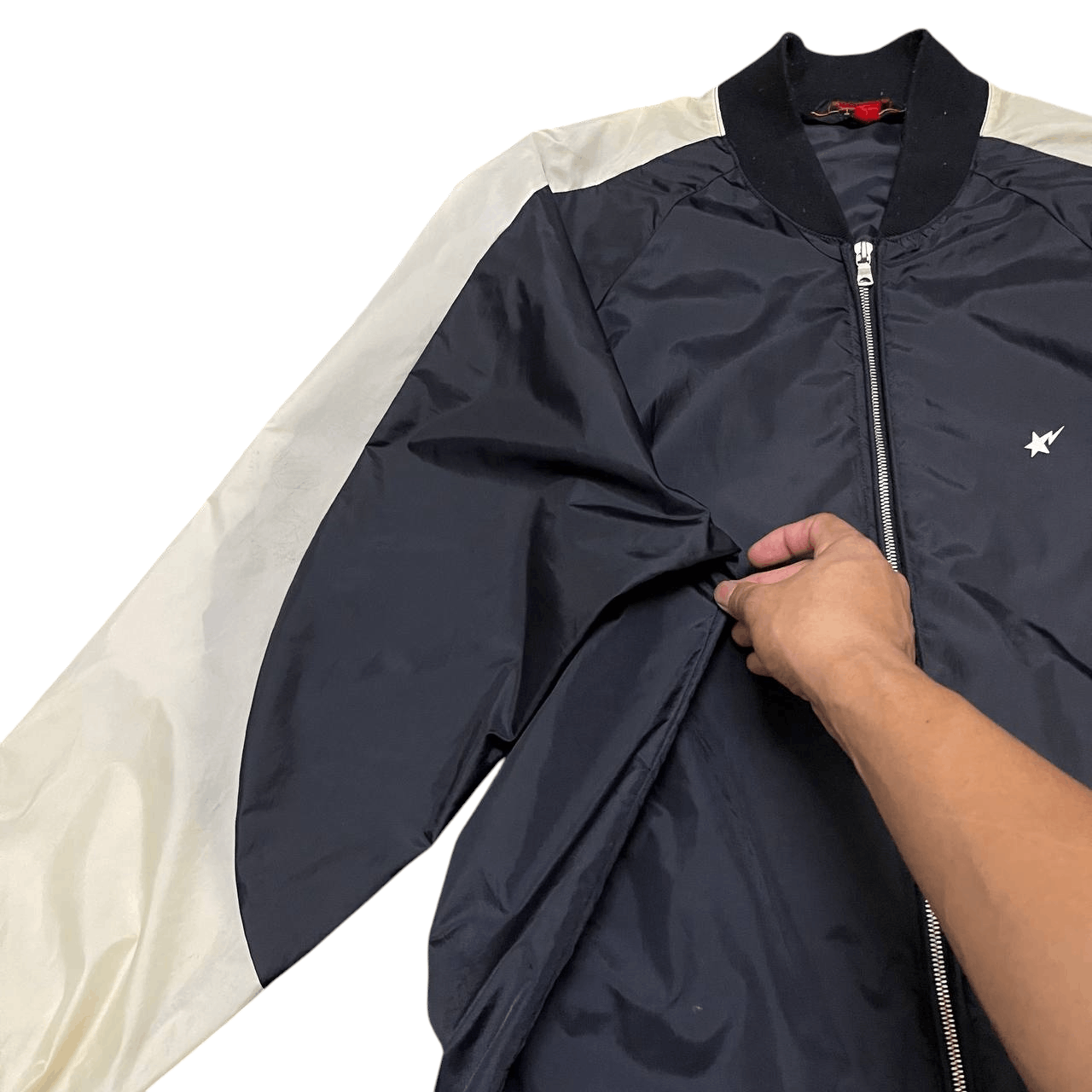 Bape A Bathing Ape Bapesta Star Bomber Jacket Size US L / EU 52-54 / 3 - 5 Thumbnail