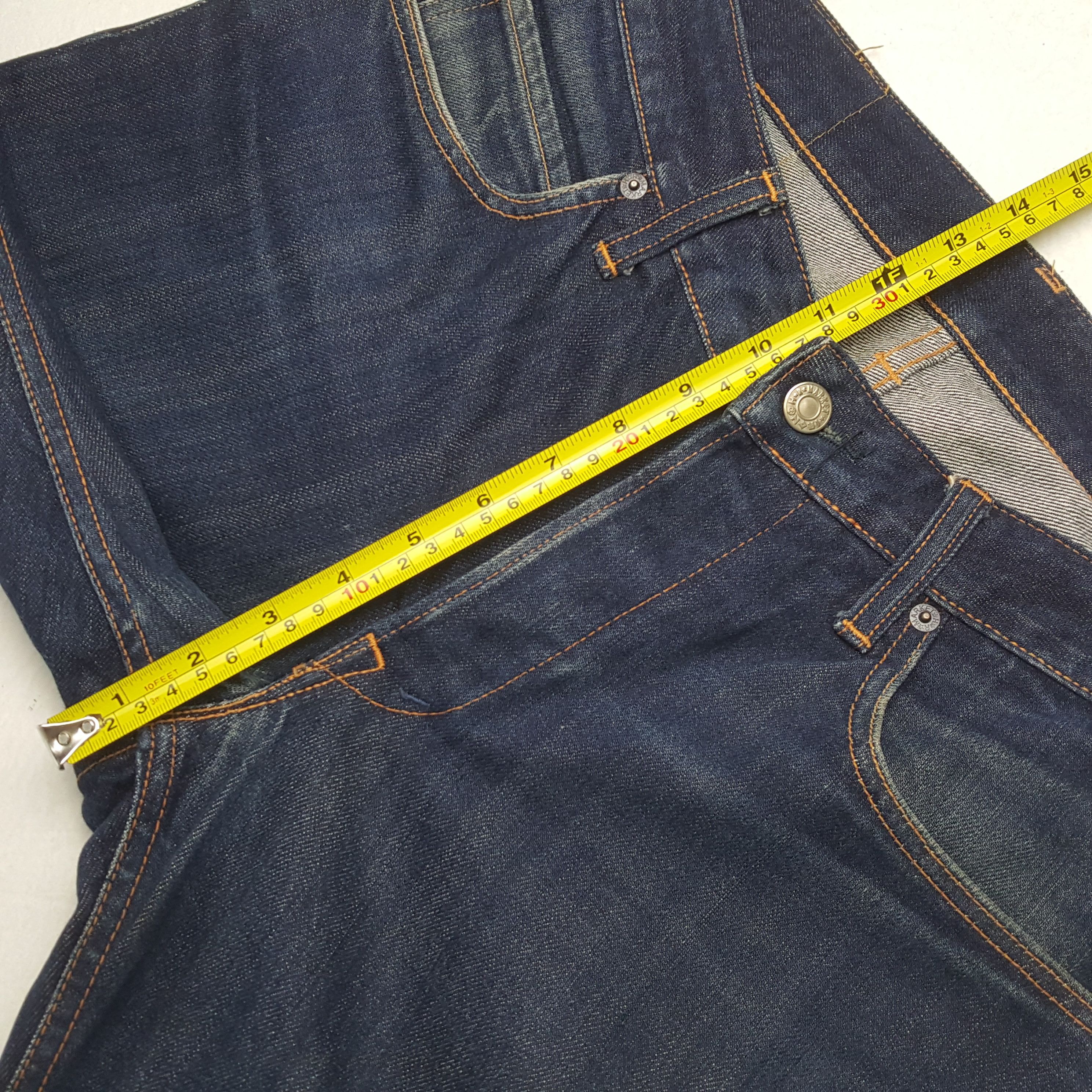 Vintage H.RANCH.M HRM Hollywood Ranch Market Jeans RR9 Size US 31 - 8 Thumbnail