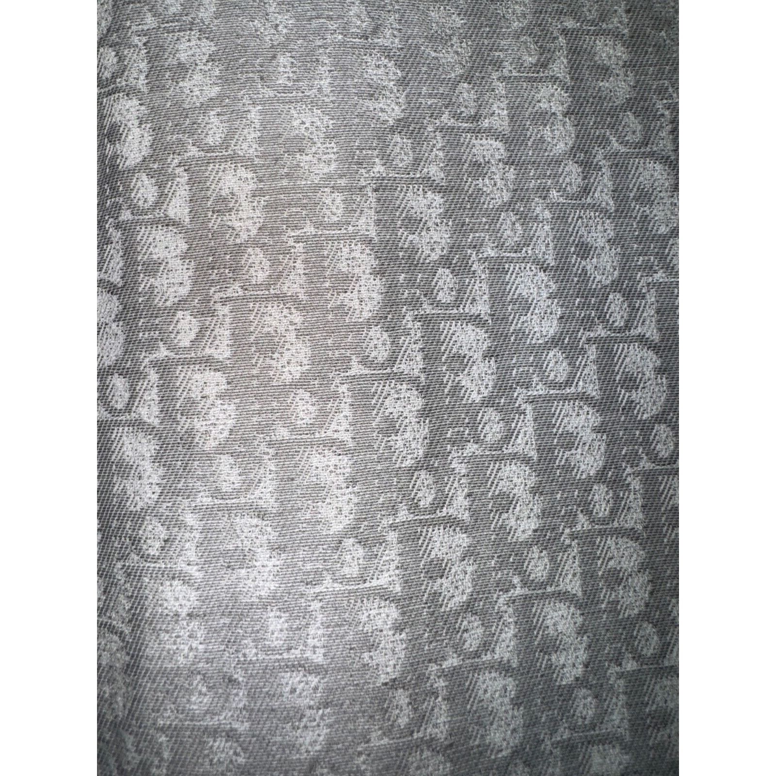 Dior Dior Oblique Grey Logo Cotton Jacquard Short Sleeve Size US M / EU 48-50 / 2 - 9 Thumbnail