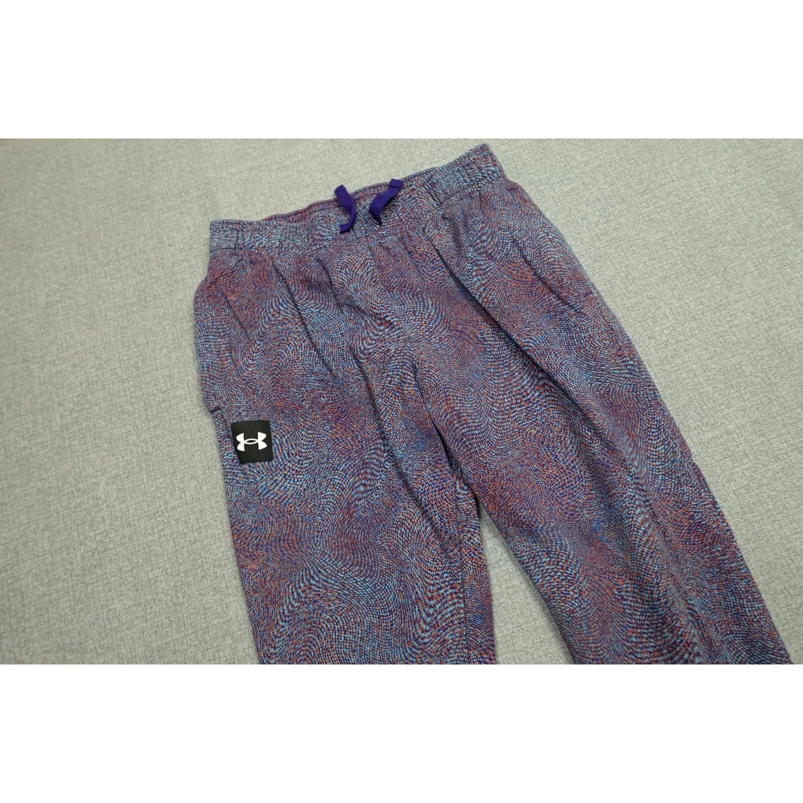 Under Armour Under Armour Sweatpants Mens Medium Multicolor Fleece Geometric Tapered Joggers Adjustable Waist Pockets Athletic Winter Casual Mens Size US 31 - 2 Thumbnail