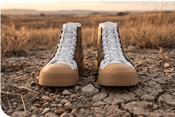 JW Anderson High Top Platform Sneakers White Brown RRP $450 Size US 9 / IT 39 - 4 Thumbnail