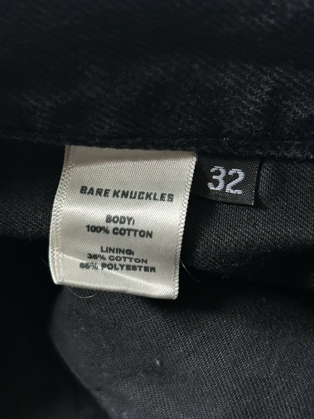 Bare Knuckles Bare Knuckles Serge Loose Bootcut in Ash Black Size US 32 / EU 48 - 4 Thumbnail