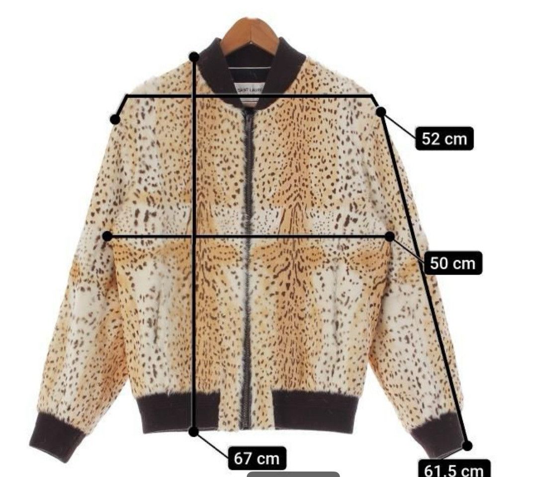 Saint Laurent Paris Saint Laurent Paris 21AW Leopard Real Fur Blouson, Size 50 Size US M / EU 48-50 / 2 - 14 Thumbnail
