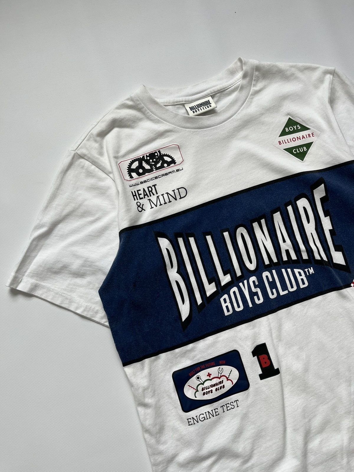 Billionaire Boys Club Billionaire Boys Club BBC Track Team Cotton Tee Shirt Size US M / EU 48-50 / 2 - 3 Thumbnail