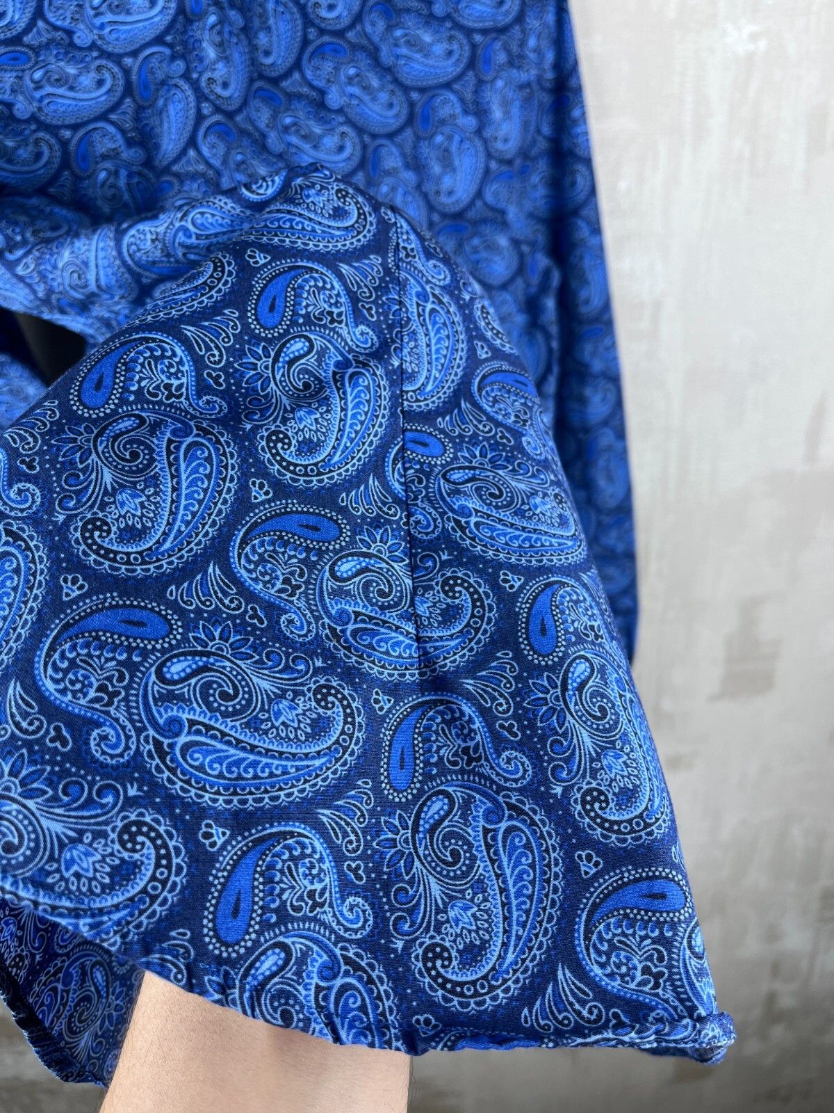 Other John Henric Sweden Paisley Pattern Dress Shirt Button Up Size US M / EU 48-50 / 2 - 15 Thumbnail