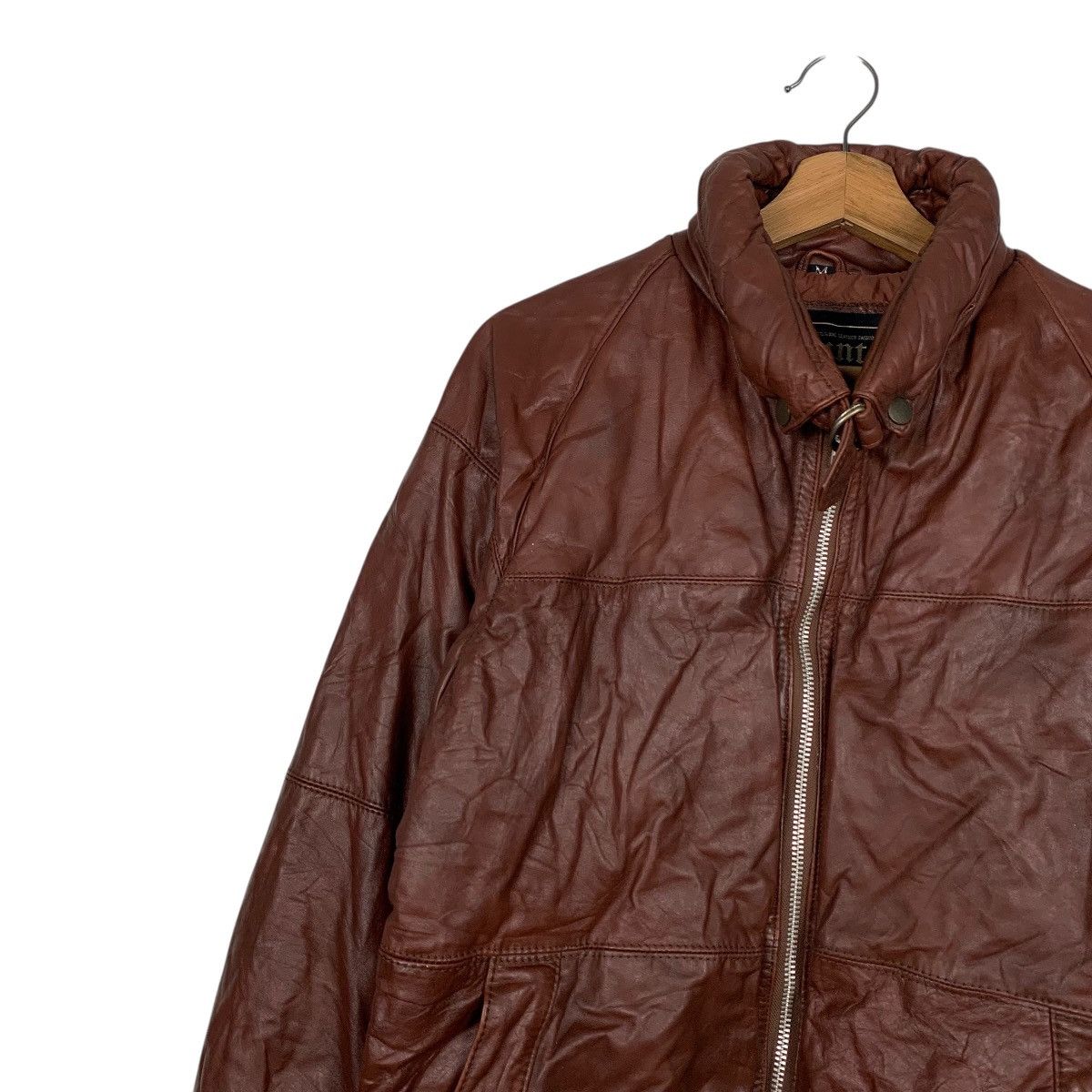 Japanese Brand Volunt Leather Jacket Size US M / EU 48-50 / 2 - 6 Thumbnail