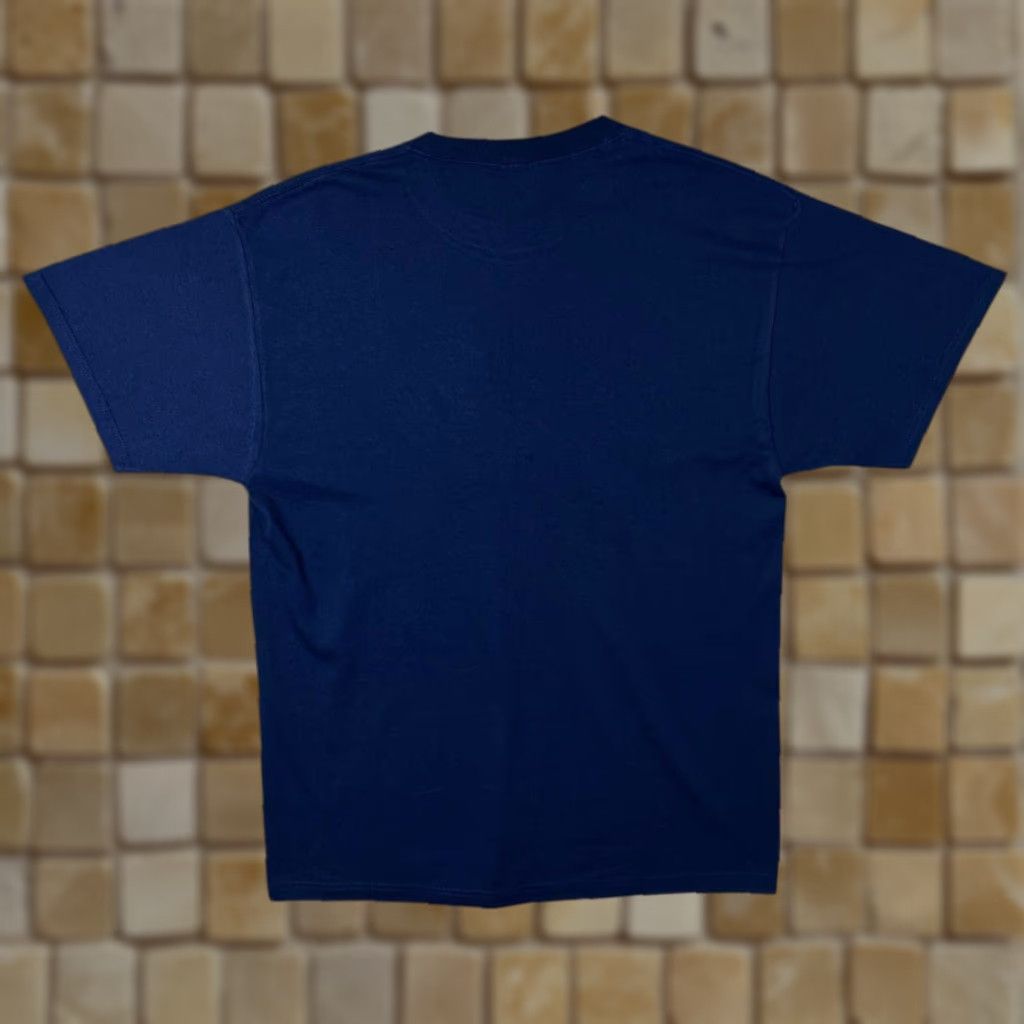Fruit Of The Loom Fruit of the Loom T-Shirt Las Vegas Nevada Embroidered Souvenir Navy Blue Short Sleeve Large Mens Regular Fit Shirt Mens 70s 80s 00s Size US L / EU 52-54 / 3 - 1 Thumbnail