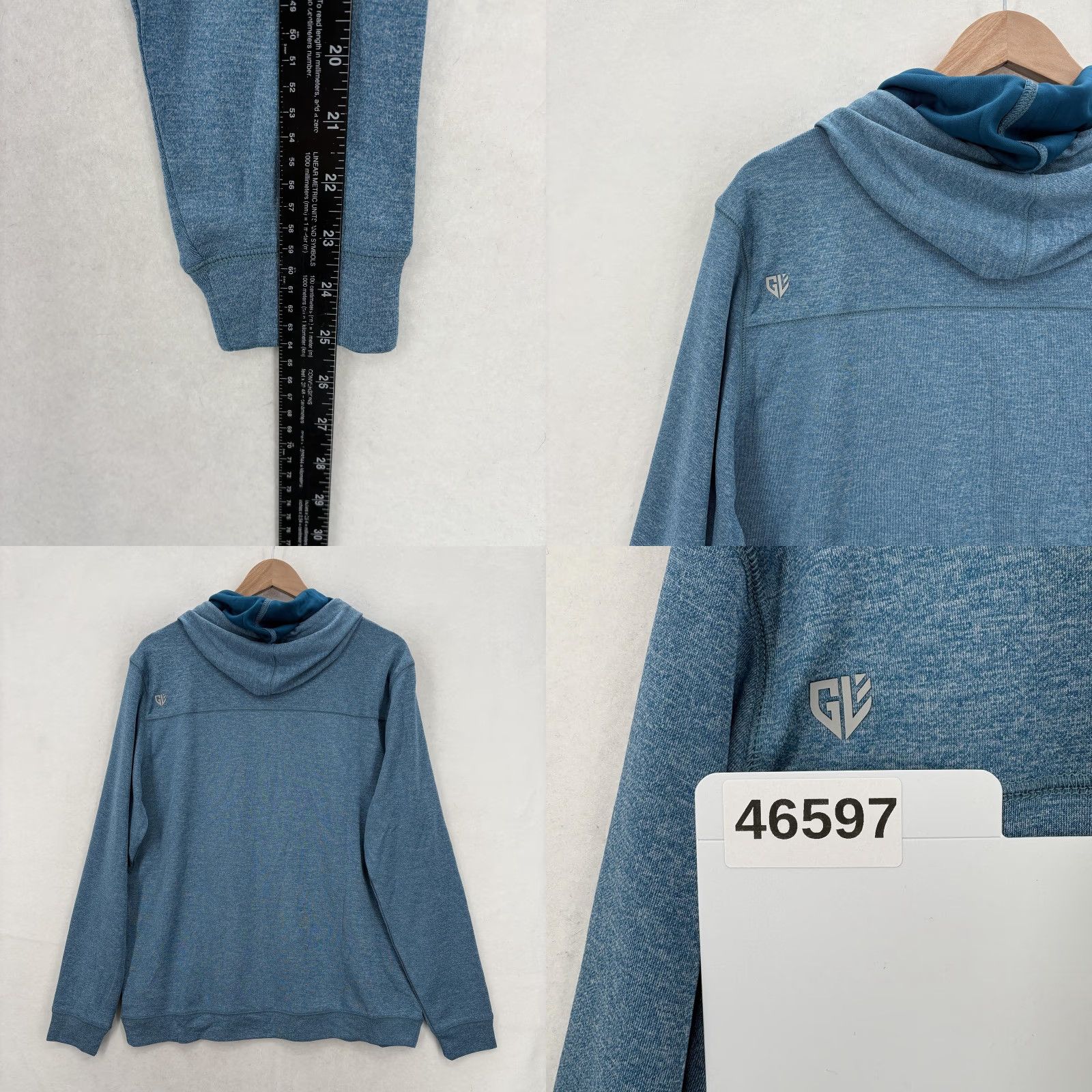 Vintage Graham Luxe Hoodie Mens Medium Blue Pullover Golf All Seasons Size US M / EU 48-50 / 2 - 8 Thumbnail