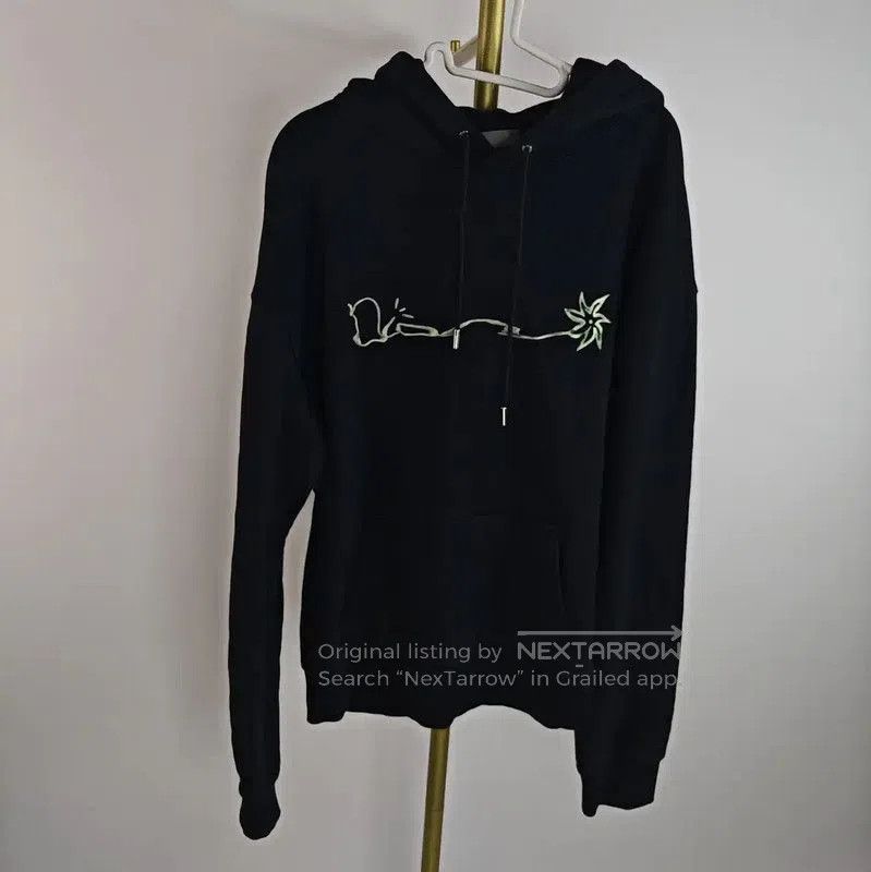 Dior Black Cotton Logo Hoodie for Women .
