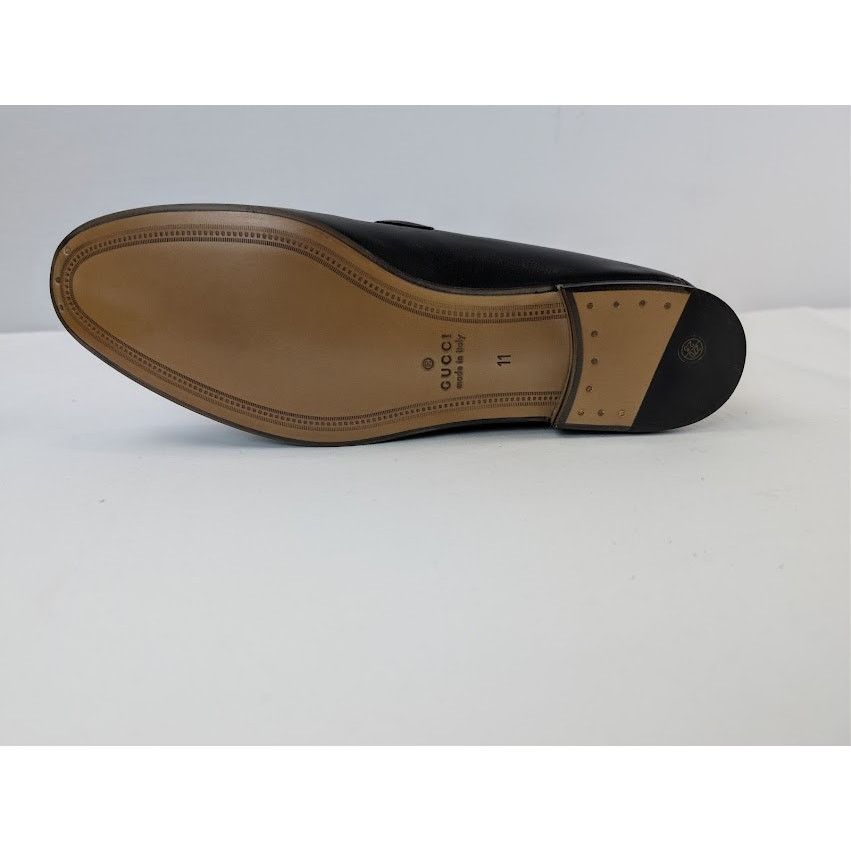 Gucci o1rshd1 Gnello Plonge Leather Loafer Boots in Nero Size US 11.5 / EU 44-45 - 12 Thumbnail