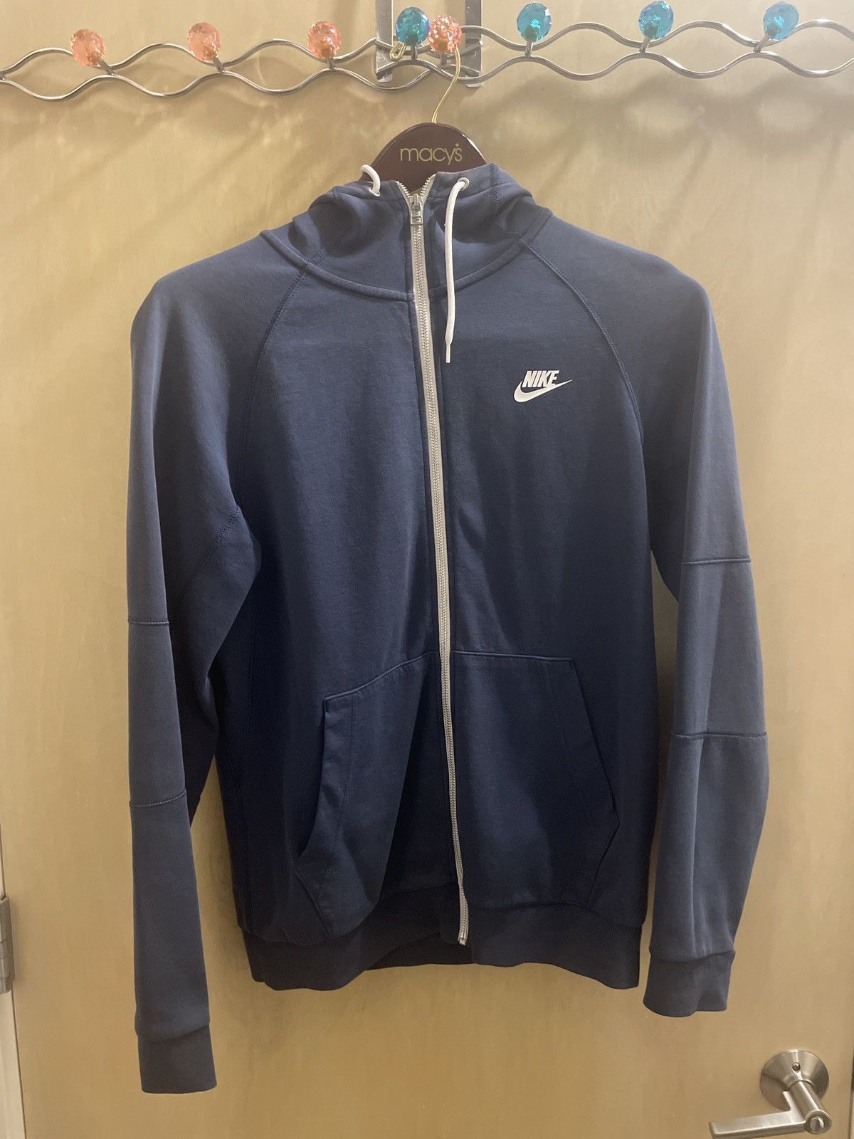 Nike Nike Navy Blue Zip Up Jacket Size US S / EU 44-46 / 1 - 1 Thumbnail