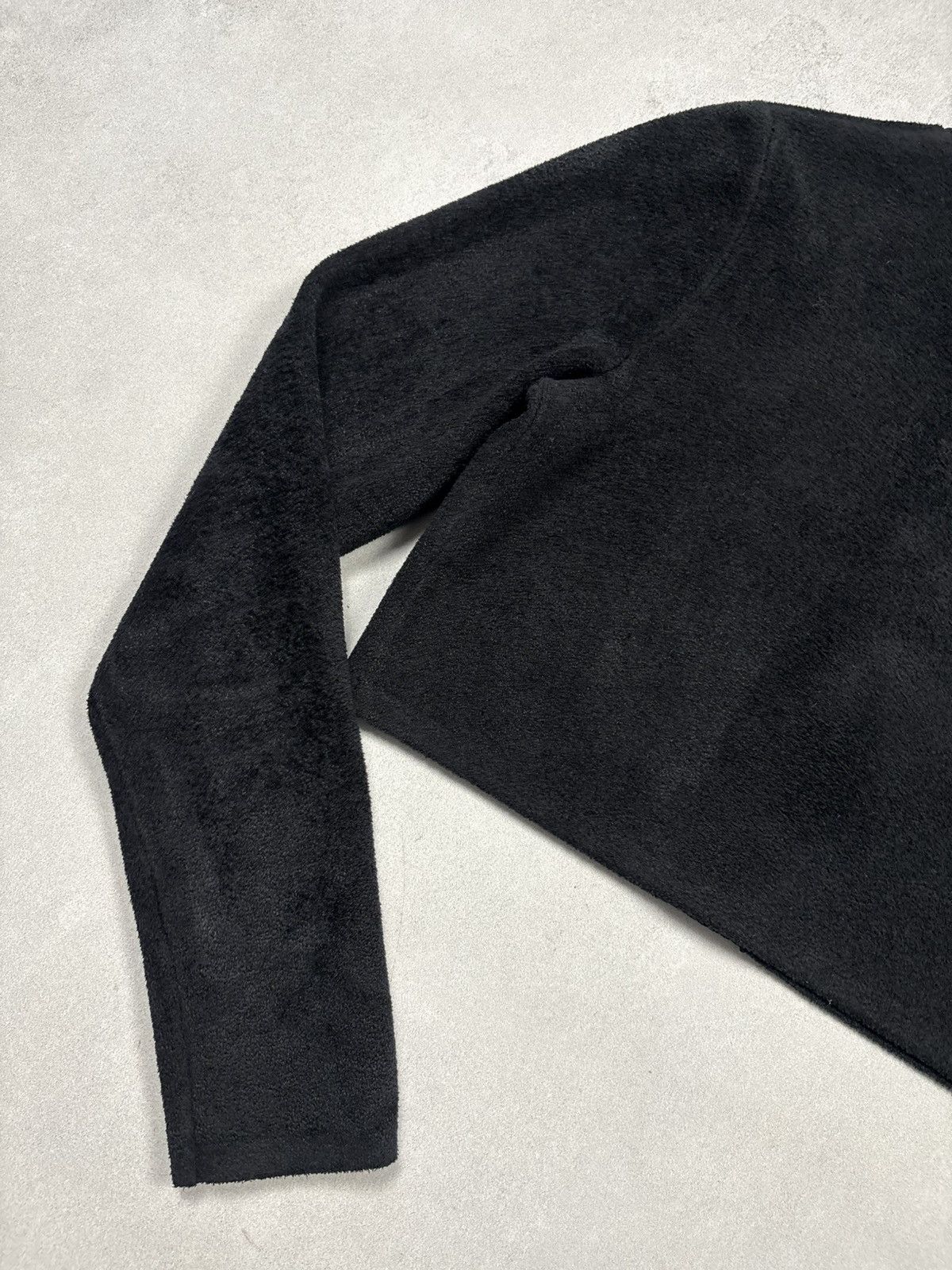 Sandro Sandro Paris Cropped Knit Cardigan Black Rare Gold Button S Size S / US 4 / IT 40 - 21 Thumbnail