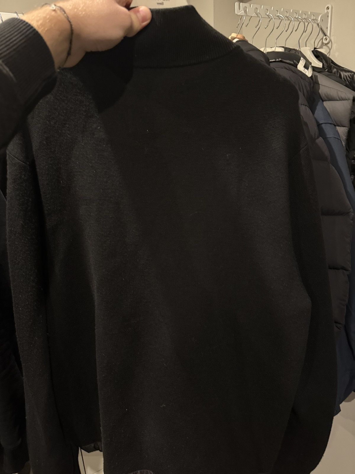 Neiman Marcus Neiman Marcus Men's Wool and Nylon Full-Zip Jacket XXL Size US XXL / EU 58 / 5 - 2 Thumbnail