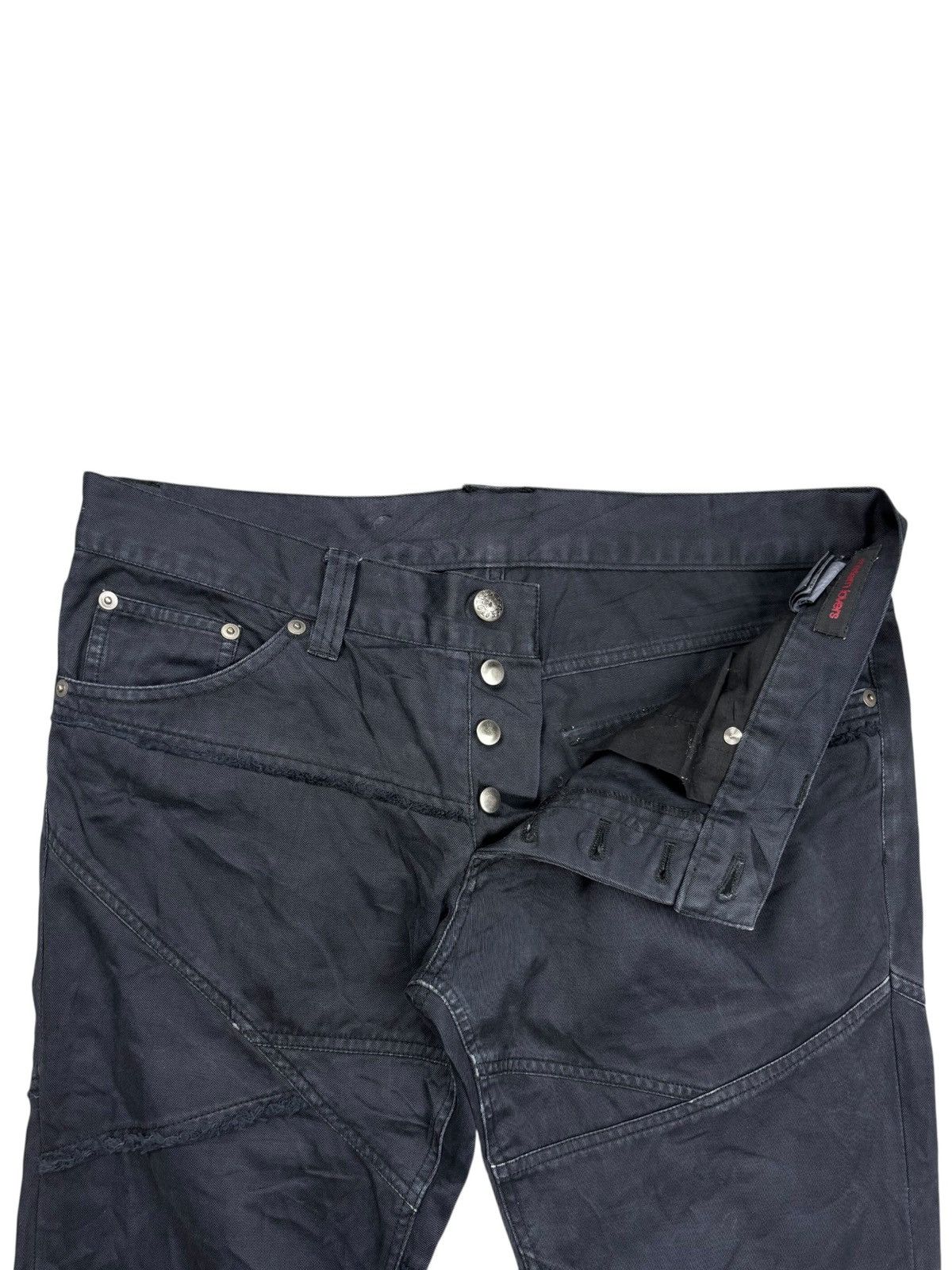 Isamu Katayama Backlash 2000s Modern Lovers - Paper Cut Flared Pants Size US 29 - 6 Thumbnail