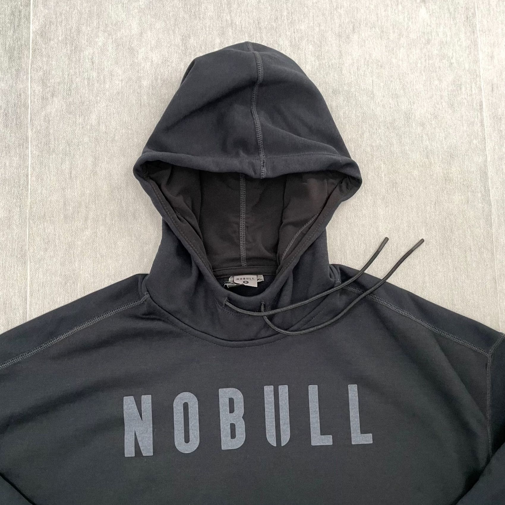 Vintage NoBull Hoodie Womens Small Night Navy Blue Athletic Core Sweater Sweatshirt S Size S / US 4 / IT 40 - 2 Thumbnail