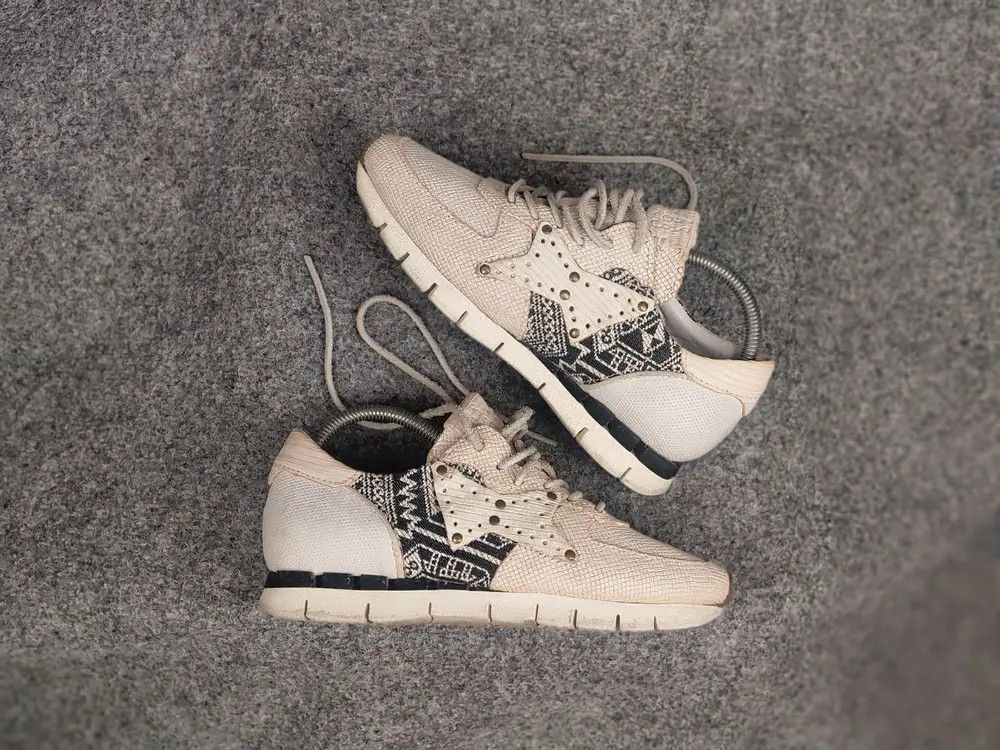A.S.98 A.S.98 Design Sand leather Logo classic Sneakers Shoes Size US 8 / IT 38 - 1 Thumbnail