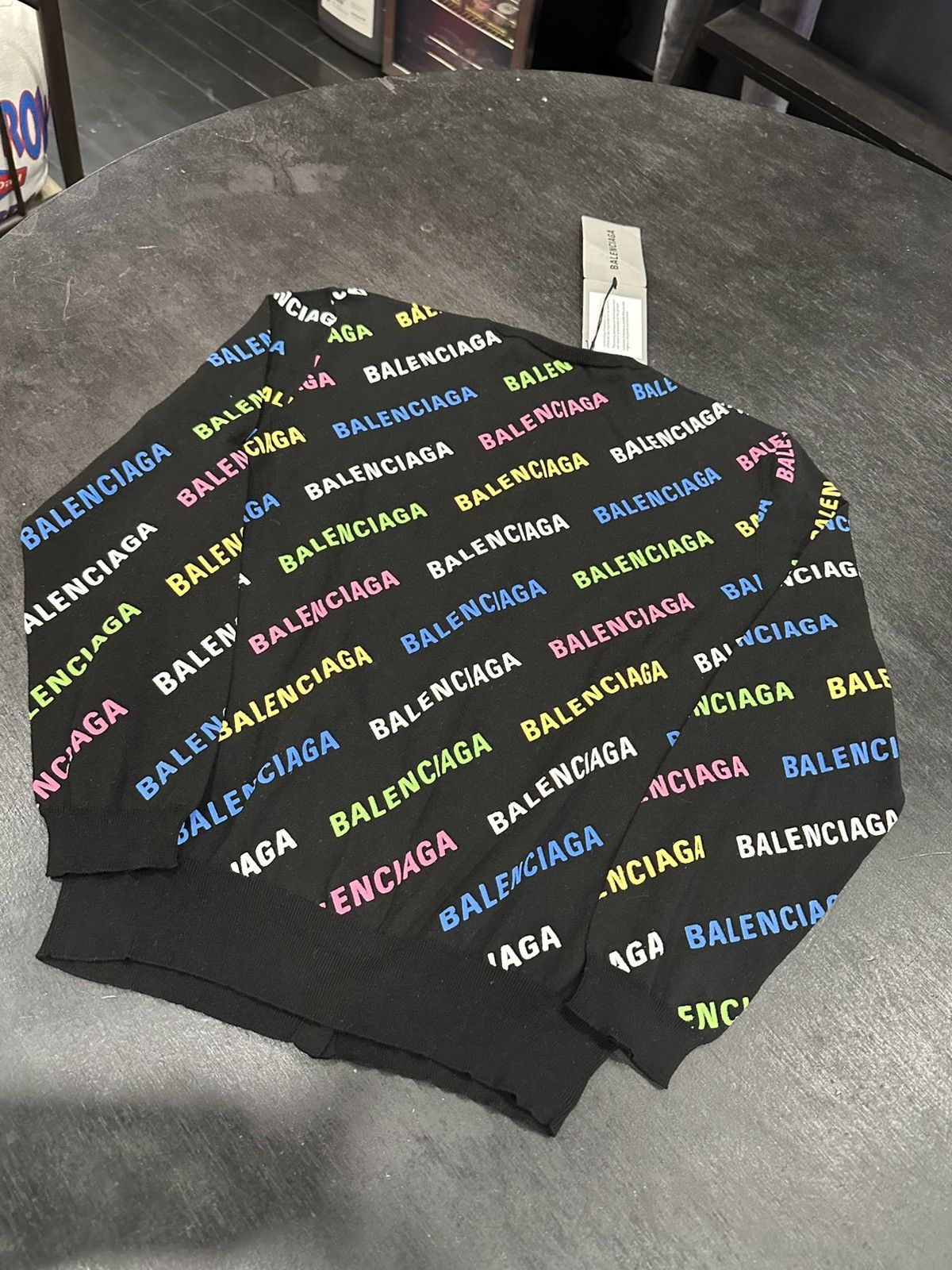 Balenciaga All Over Cardigan Size L / US 10 / IT 46 - 4 Thumbnail