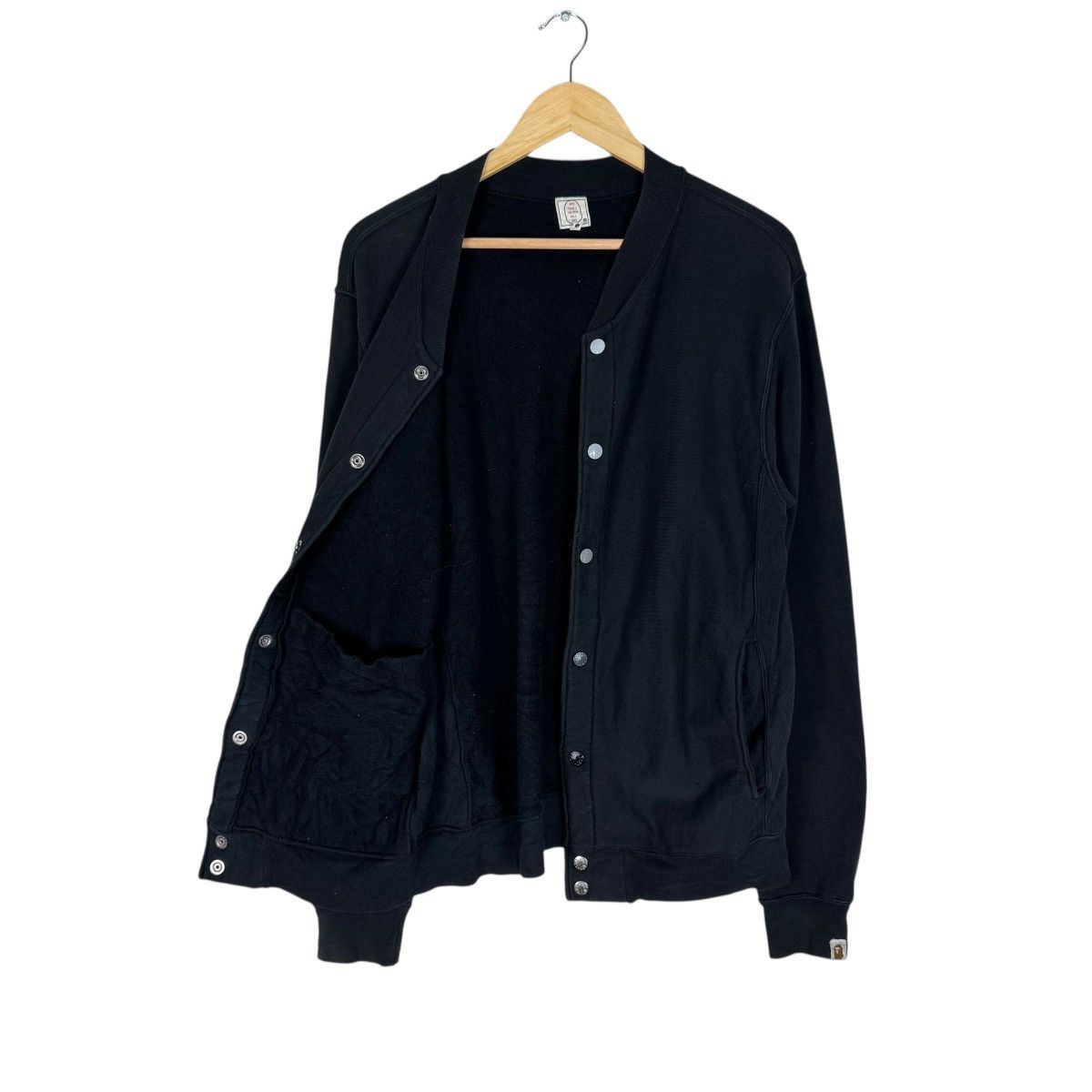 Bape 🔥BATHING APE CONQUISTA 2001 SNAP BUTTON CARDIGAN Size US M / EU 48-50 / 2 - 10 Thumbnail
