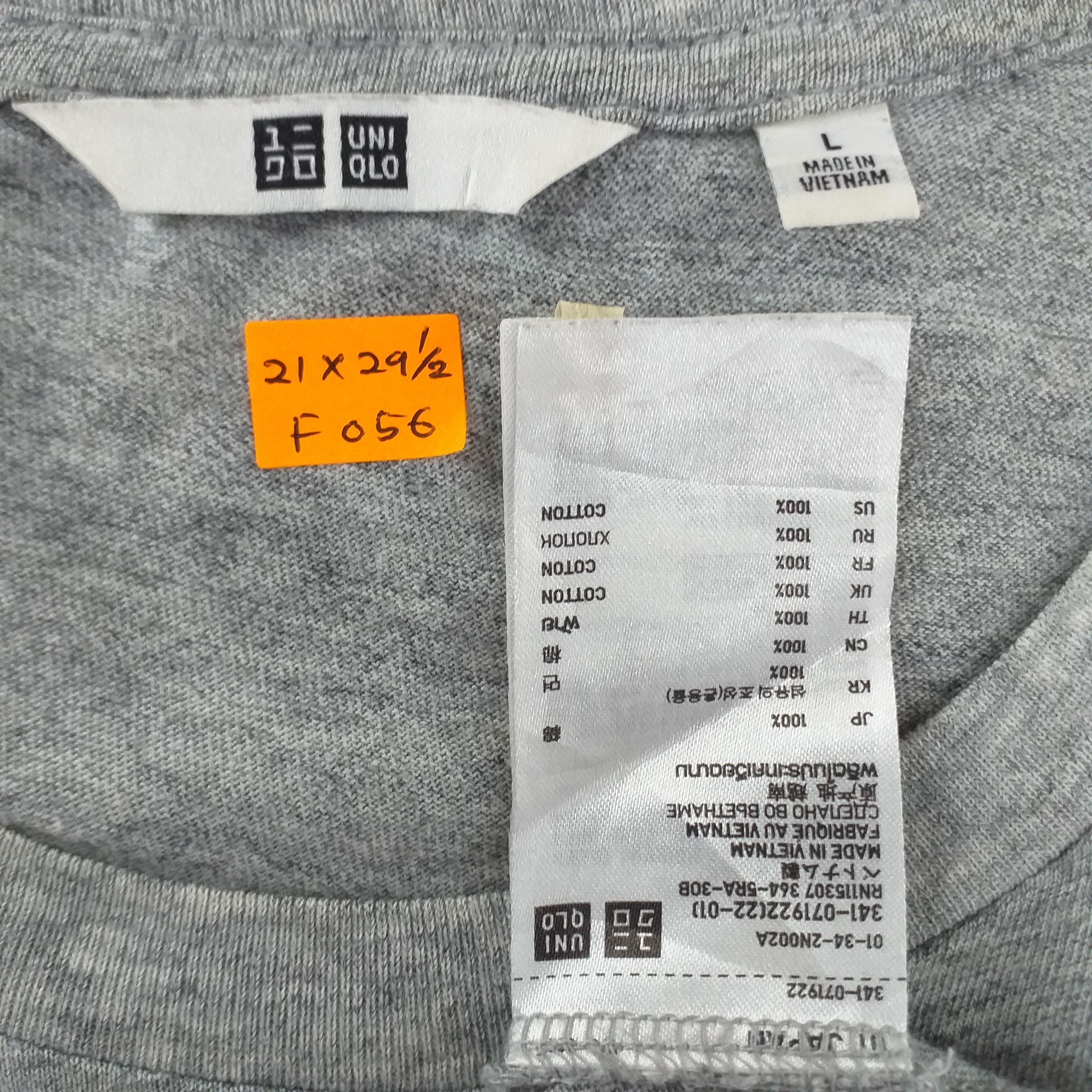 Japanese Brand Skull Uniqlo Large Tshirt -F056 Size US L / EU 52-54 / 3 - 5 Thumbnail