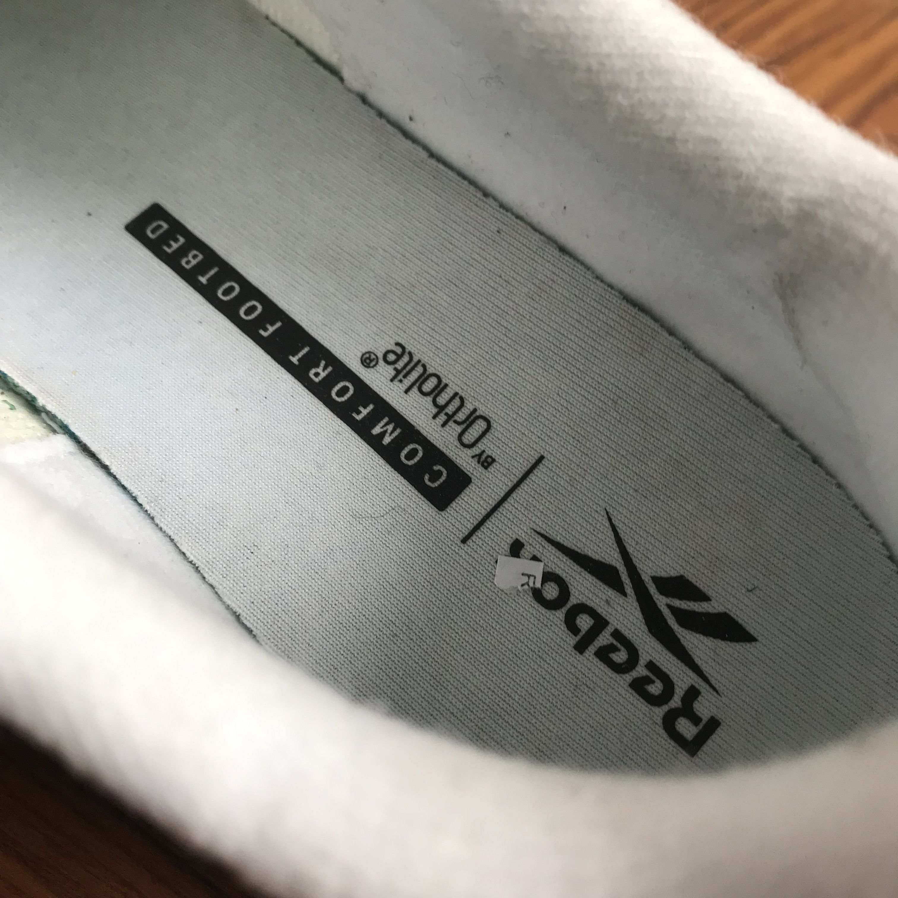 Reebok REEBOK SMASH EDGE WHITE Black lined Gum Sole Size 5uk 37.5 Size US 5 / EU 37 - 9 Thumbnail