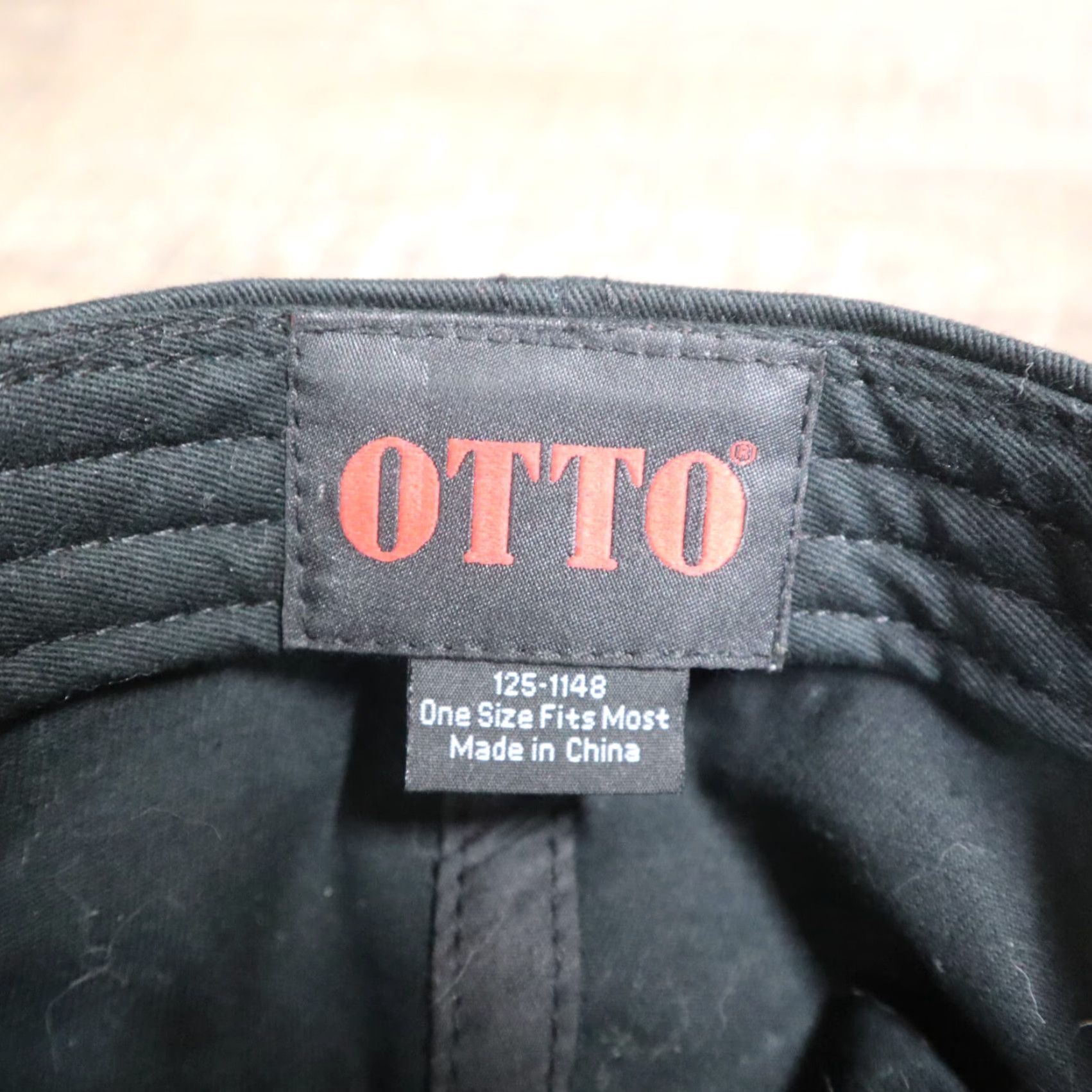 Vintage OTTO Baseball Cap Hat Men One Size Black Hawaiian Spirit Snapback Adjustable Cap Size ONE SIZE - 6 Thumbnail
