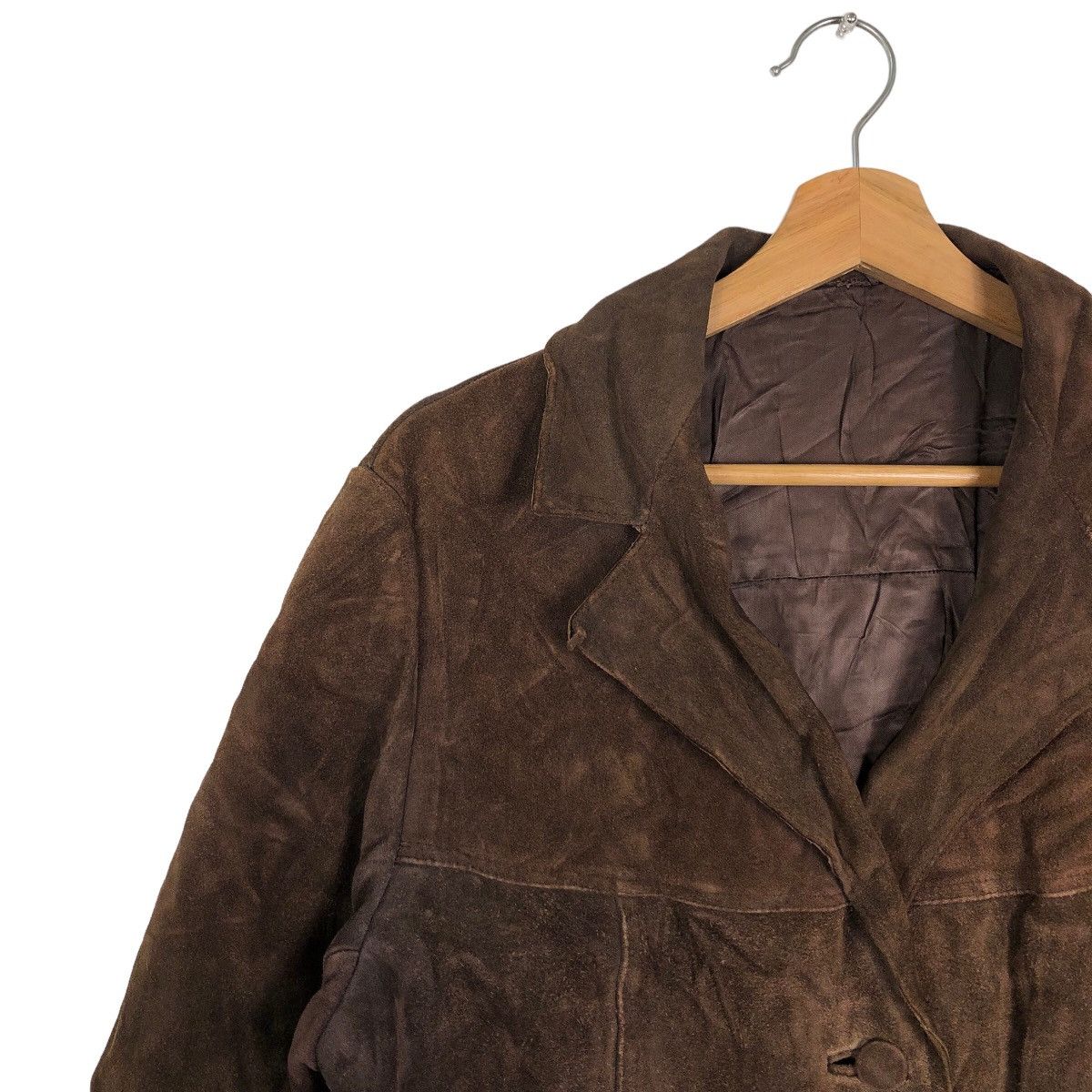 Genuine Leather 🔥90’s Vintage Genuine Leather Bomber Jacket Double Breast Size US M / EU 48-50 / 2 - 6 Thumbnail