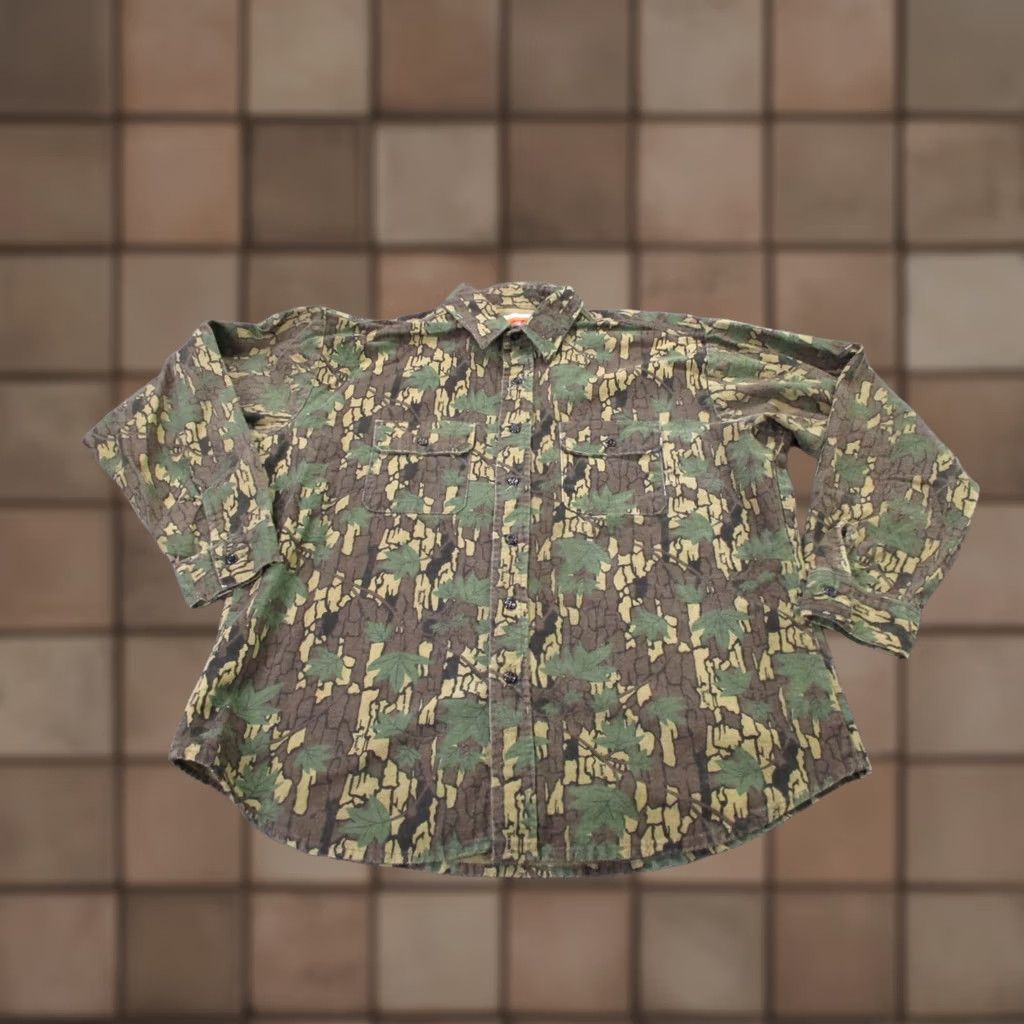 Vintage VINTAGE Winchester Shirt Mens XL Camouflage Flannel 90s Outdoor Button-Up Pocketed Size US XL / EU 56 / 4 - 1 Thumbnail