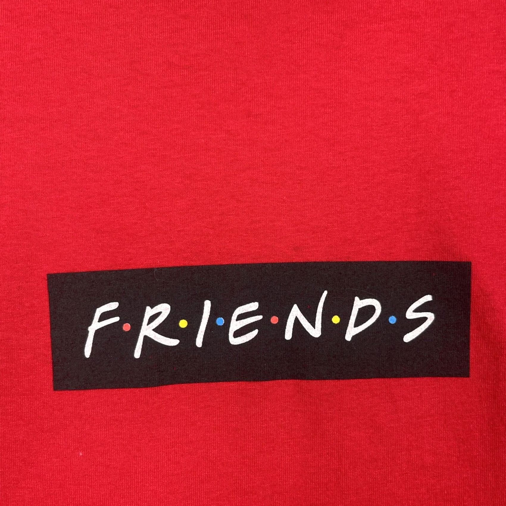 Logo 7 VINTAGE Friends Shirt Mens XL Red Tee Short Sleeve Sitcom Television Logo TV Shirt Size US XL / EU 56 / 4 - 3 Thumbnail
