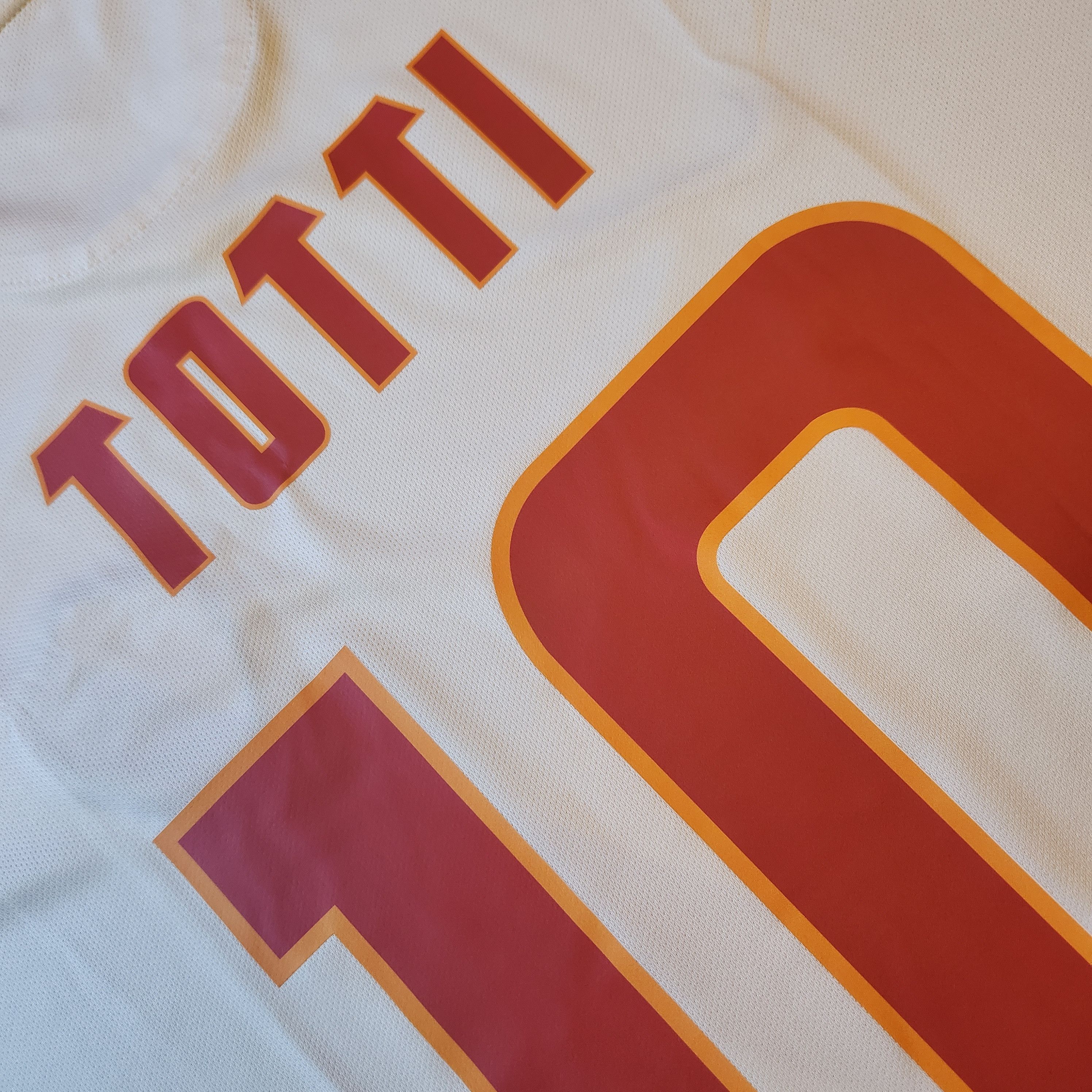 Nike Authentic AS Roma TOTTI 2014-2015 14/15 Away Jersey Size US L / EU 52-54 / 3 - 5 Thumbnail