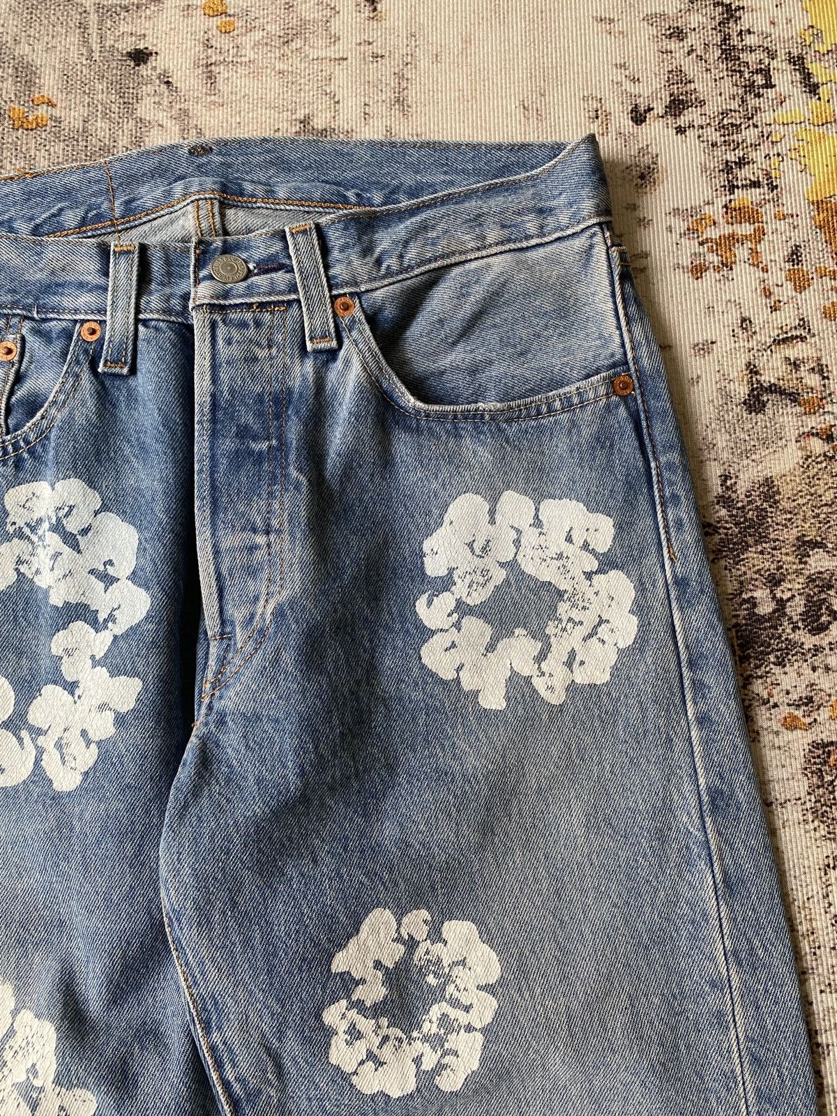 DENIM TEARS × Levi's Levi’s X Denim Tears Jeans Size US 29 - 11 Thumbnail