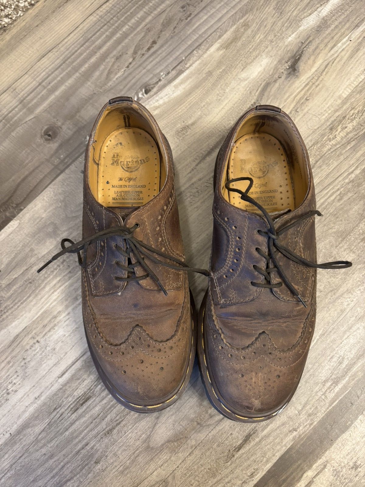 Dr. Martens Dr. Martens 3989 Wingtip Brogue Oxford - Made in England Size US 5 / EU 37 - 1 Thumbnail