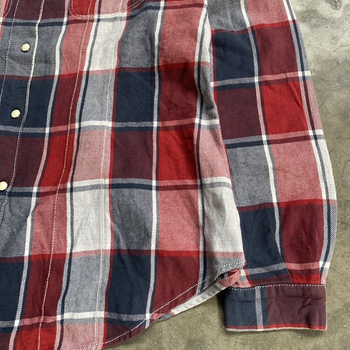 45rpm 90s 45rpm Studio Plaid Flannel Snap Button Ups Shirts Size US M / EU 48-50 / 2 - 4 Thumbnail