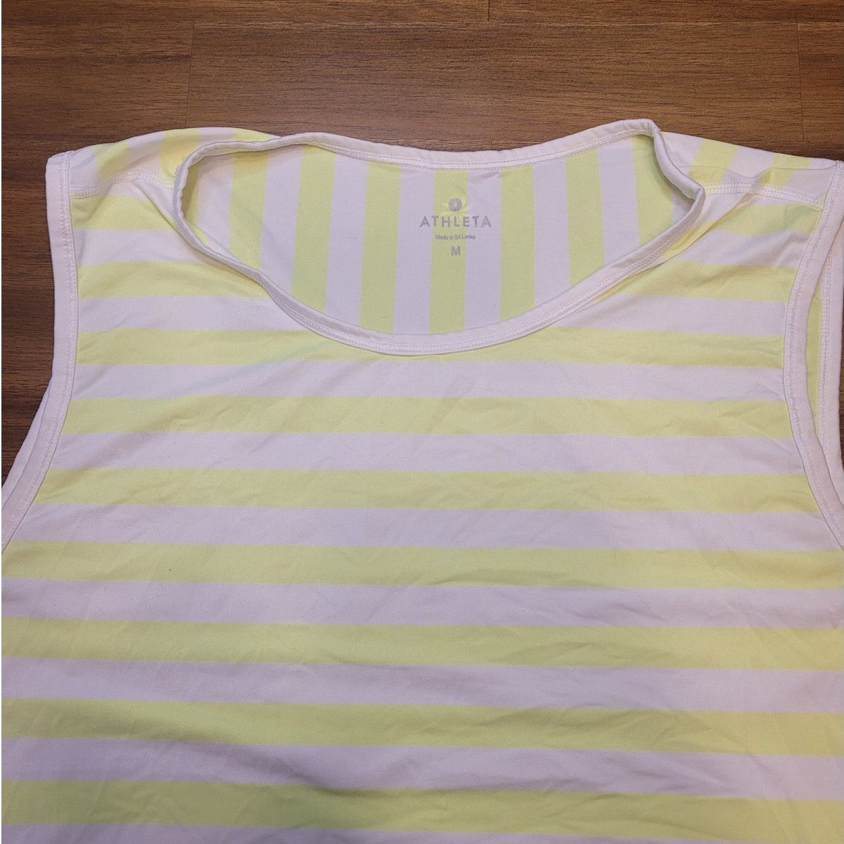 Athleta Athleta Women's Medium Ocean Stripe Chi Muscle Tank Size M / US 6-8 / IT 42-44 - 4 Thumbnail