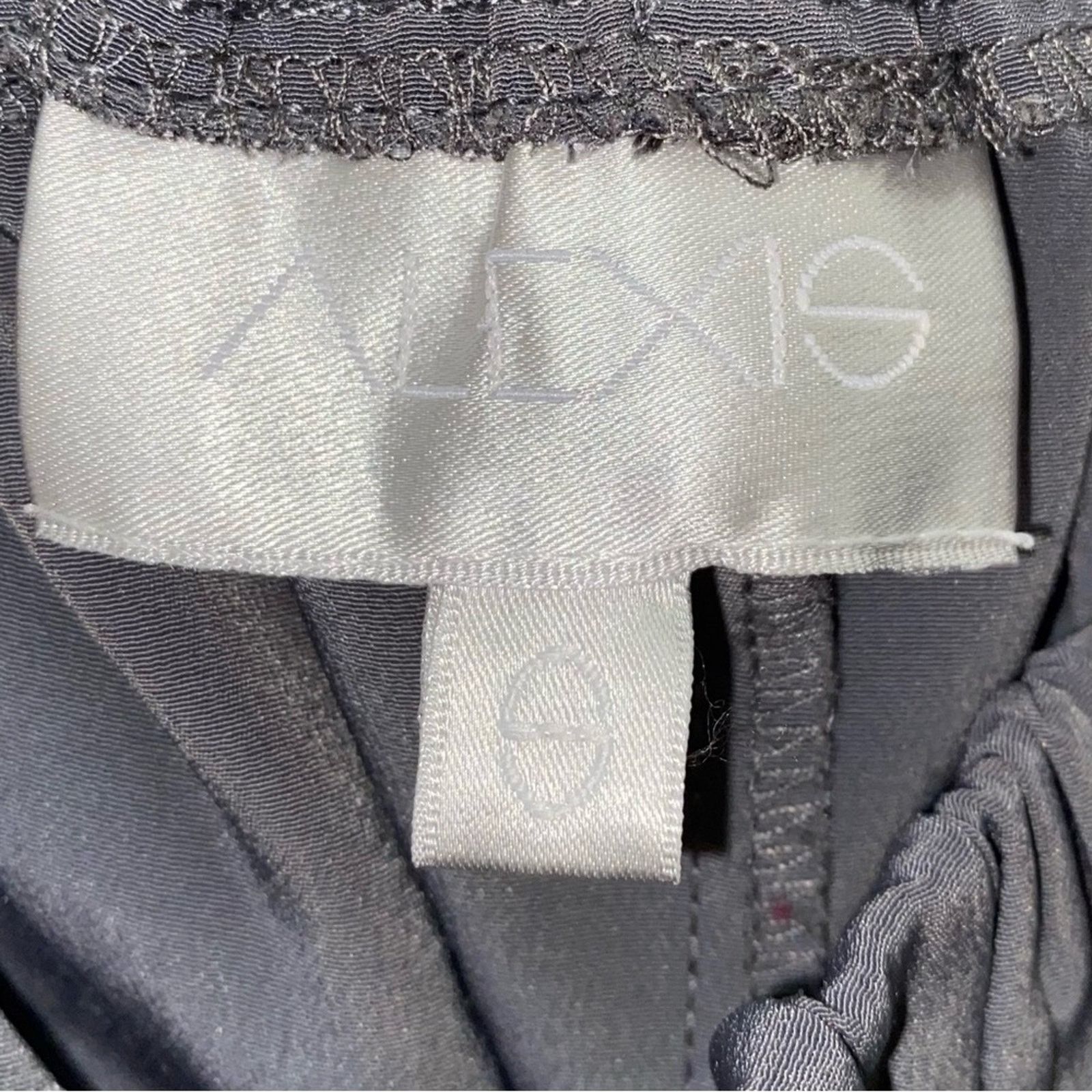 ALEXIS ALEXIS Trousers Charcoal Gray Drape Pants sz Small Size 25" / US 0 / IT 36 - 4 Thumbnail