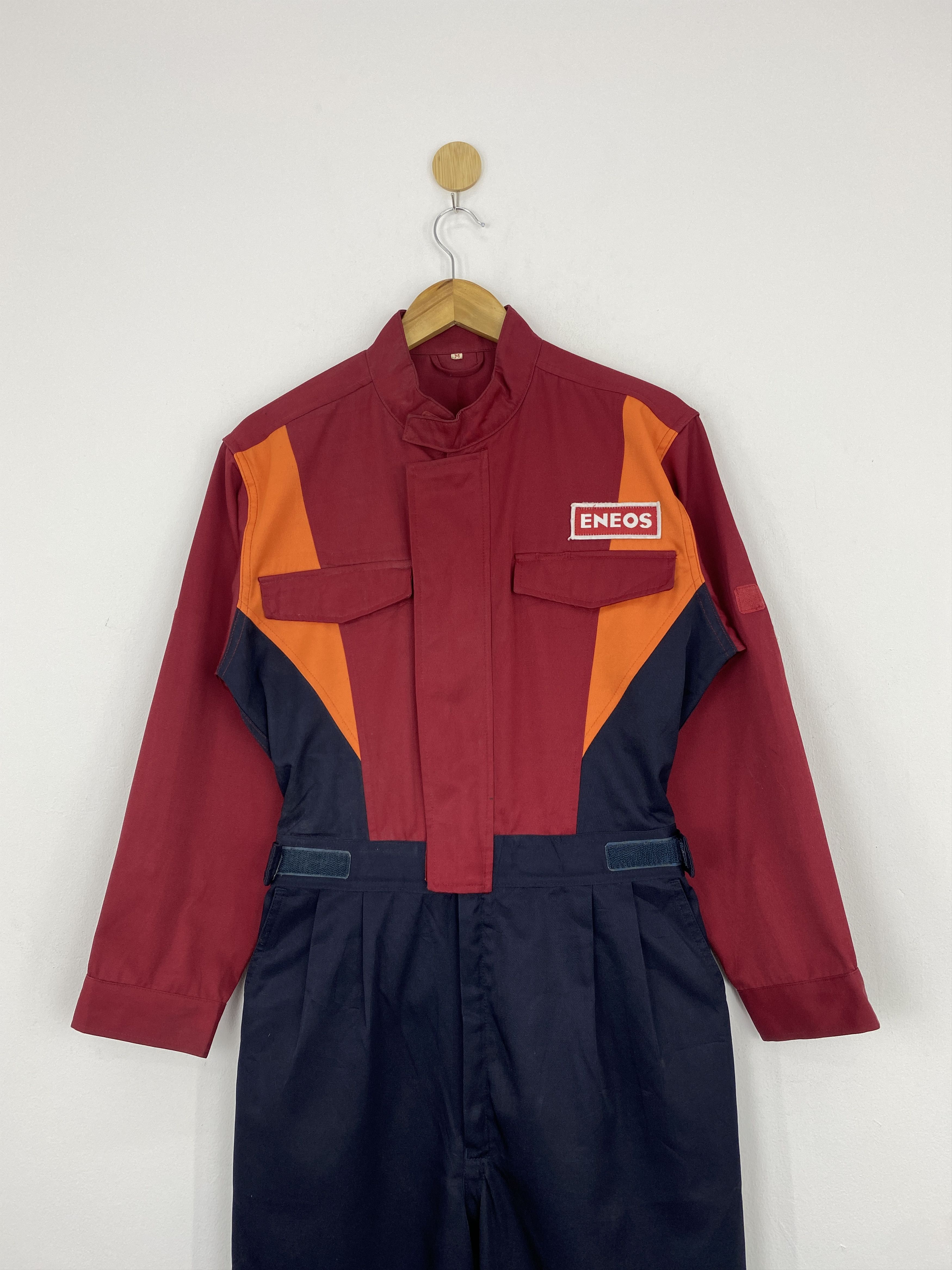 Japanese Brand Vintage Eneos Initial D Movie Mechanic Coverall J1846 Size US M / EU 48-50 / 2 - 2 Thumbnail