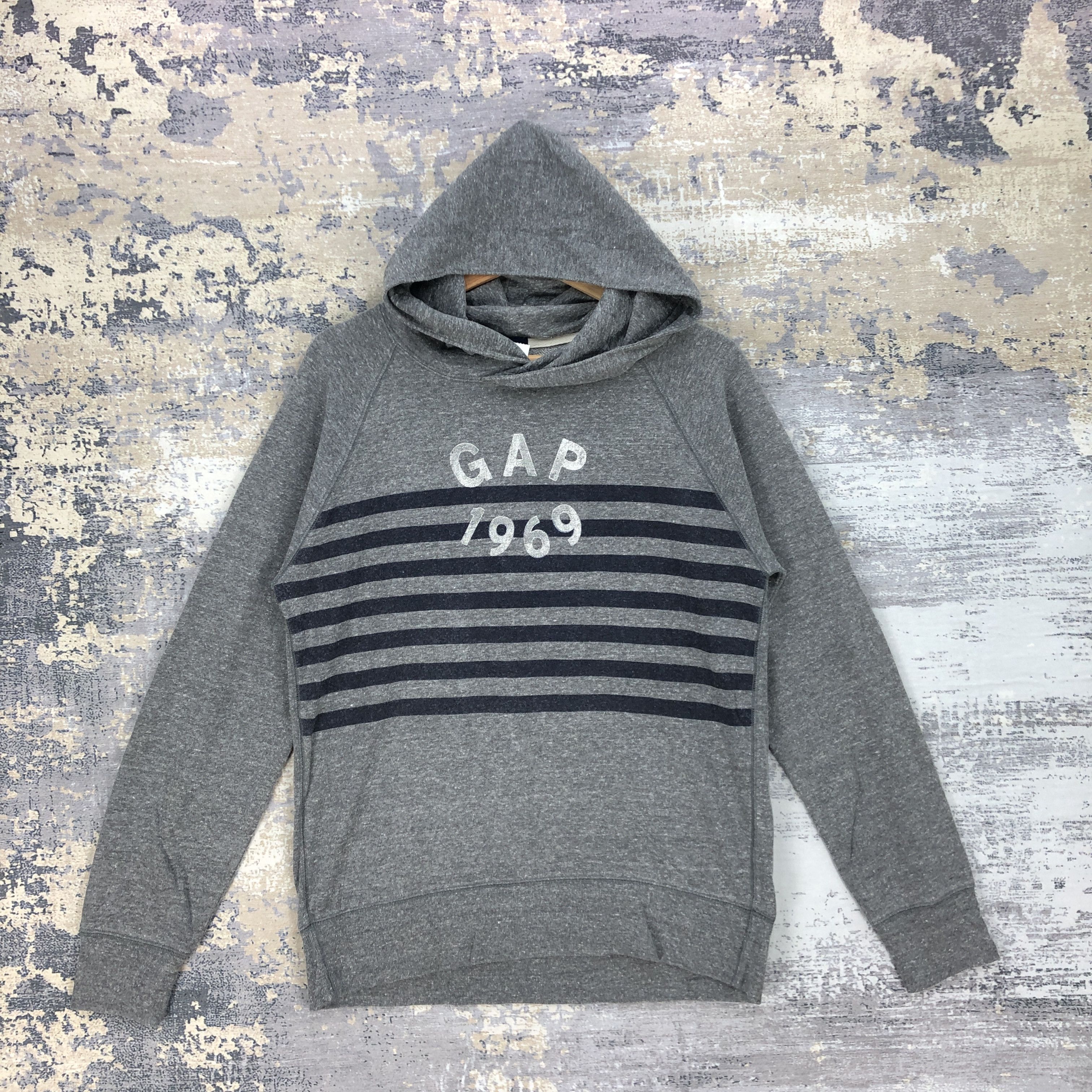 Gap Vintage Y2K Gap Hoodie Sweatshirt Stripe Gap Sweater Hooded Size US S / EU 44-46 / 1 - 2 Thumbnail