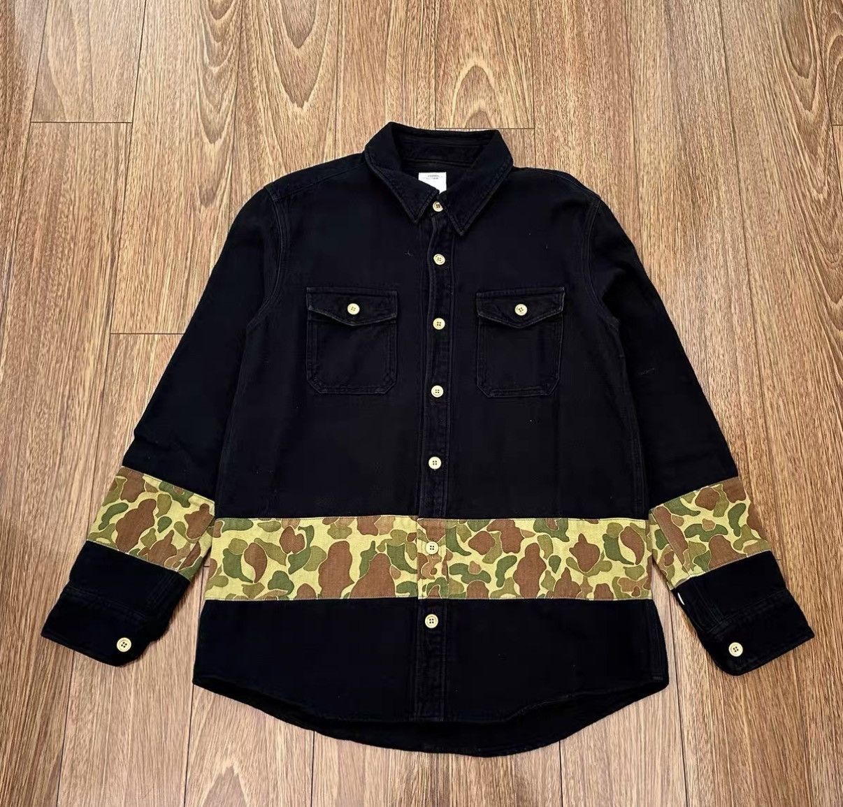 Visvim VISVIM ICT BLACK ELK BORDER FLANNEL SHIRT Size US L / EU 52-54 / 3 - 1 Thumbnail