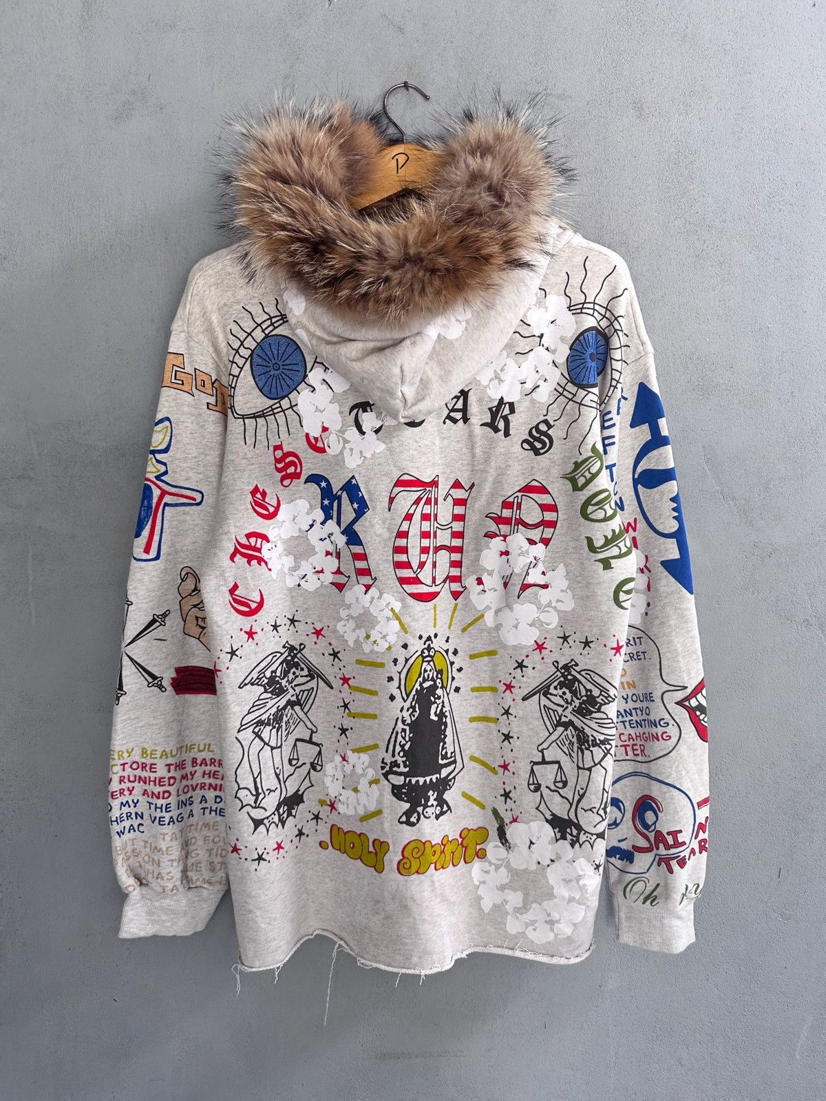 Beauty Beast × Hysteric Glamour × Japanese Brand Japanese Fur Hoodie Hbat Saint full art Size US L / EU 52-54 / 3 - 2 Thumbnail